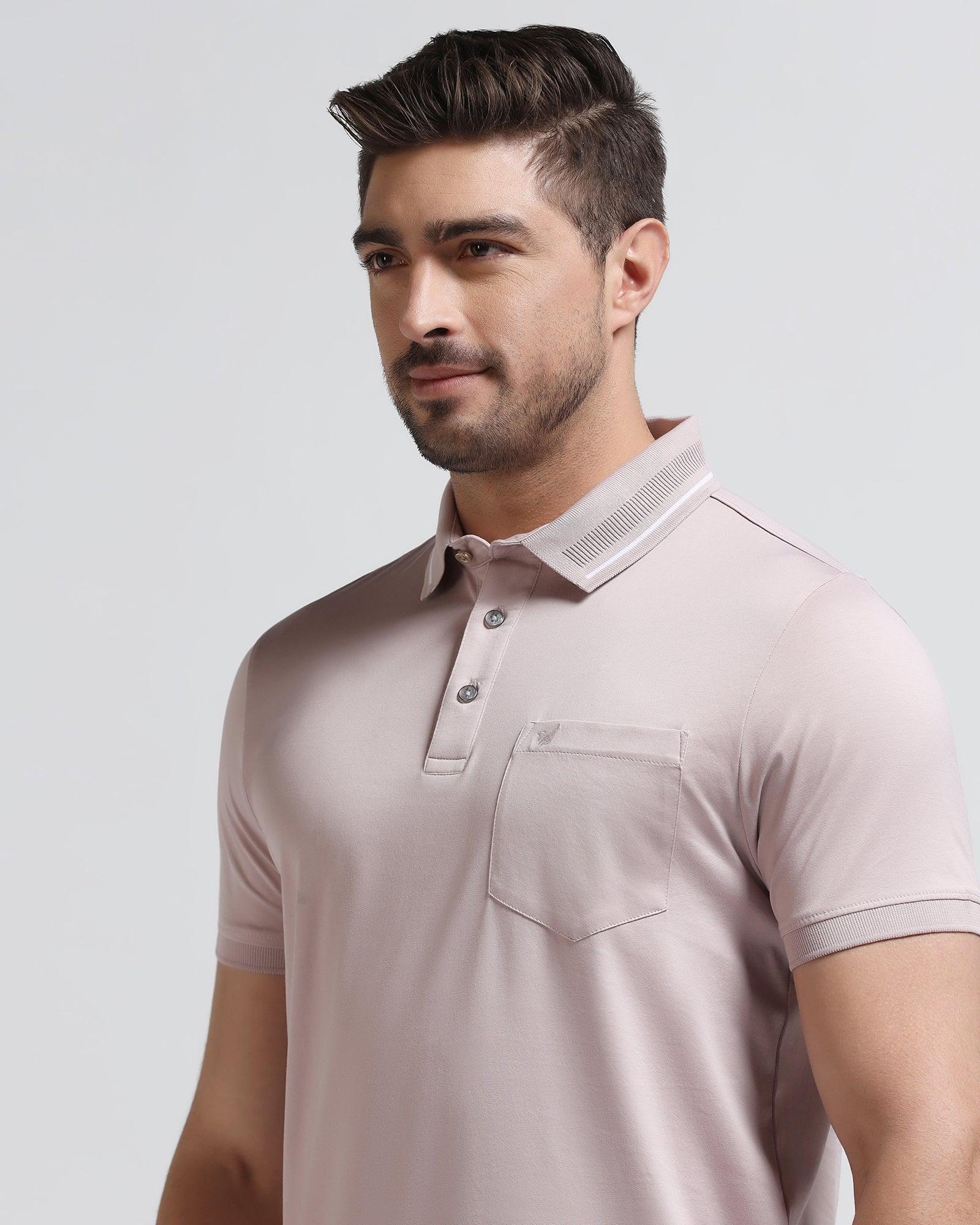 Polo Pink Solid T-Shirt - Peter - Image 4