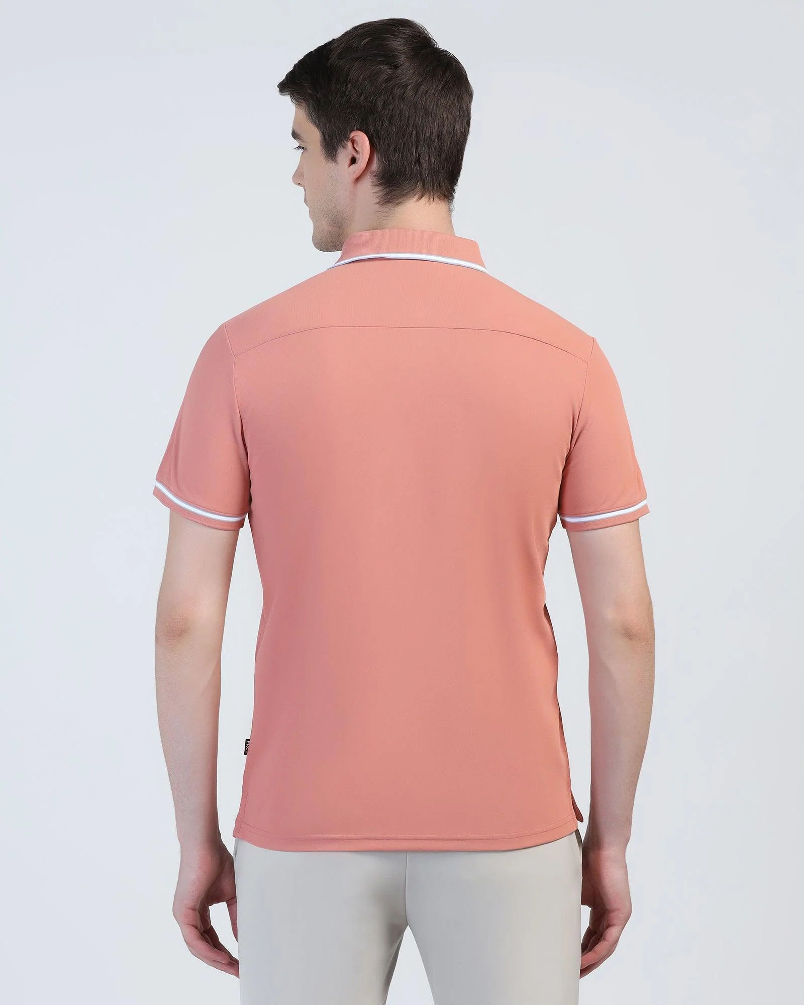 TechPro Polo Pink Solid T-Shirt - Limon - Image 2