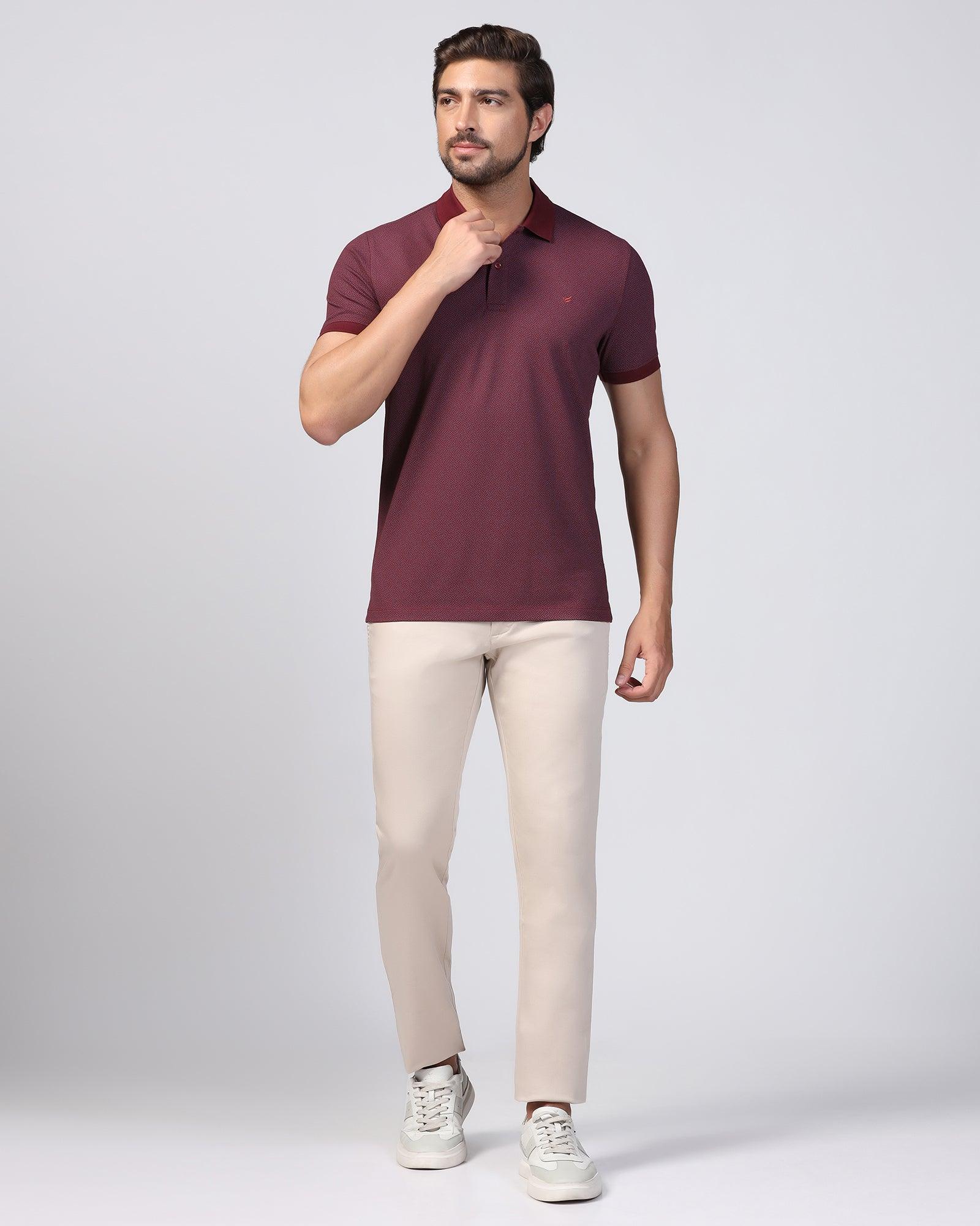 Polo Red Printed T-Shirt - Taichi - Image 3