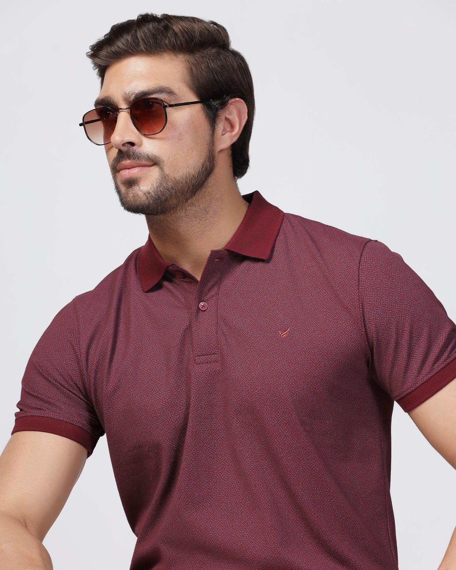 Polo Red Printed T-Shirt - Taichi - Image 9