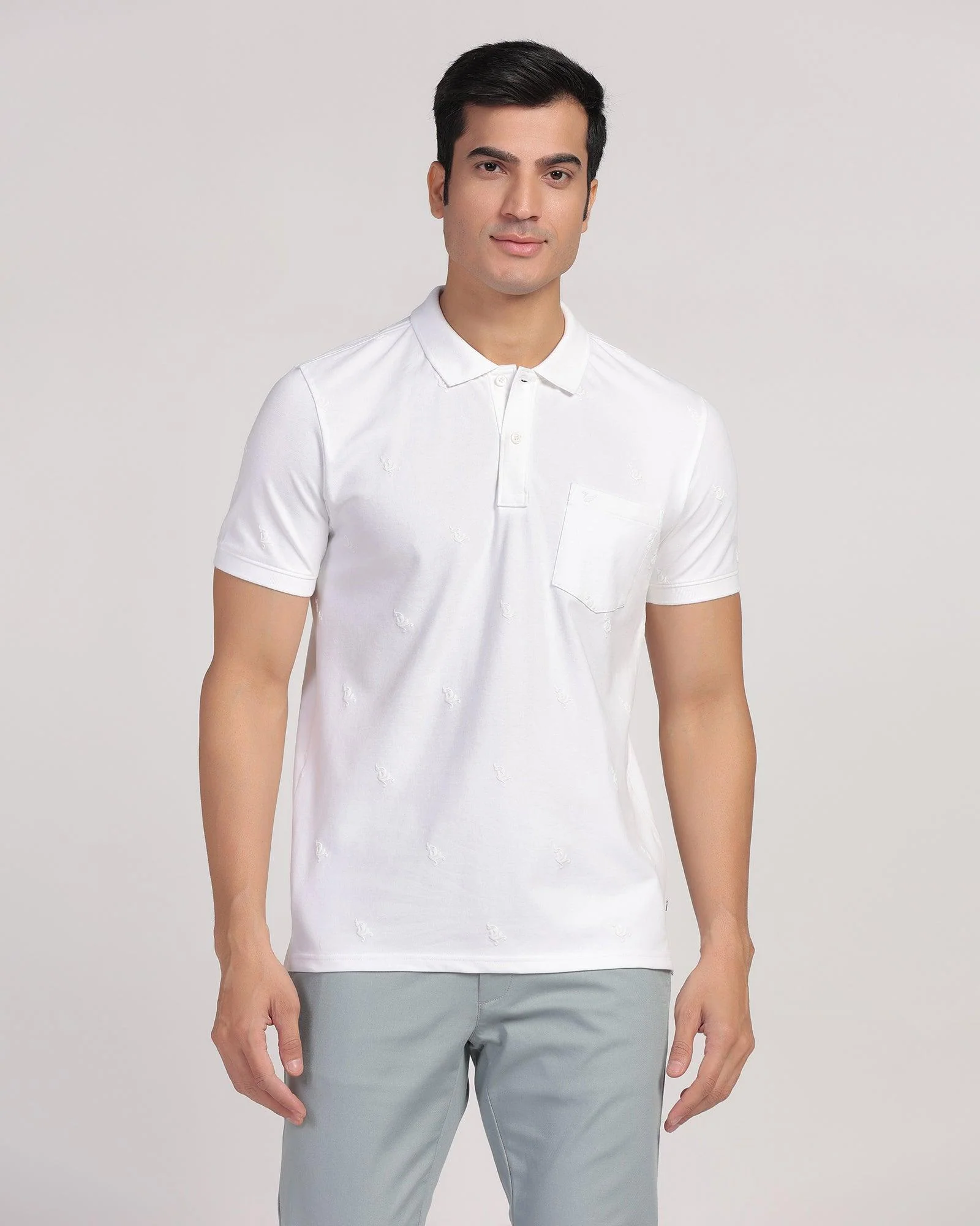 Polo White Printed T-Shirt - Bird - Image 6