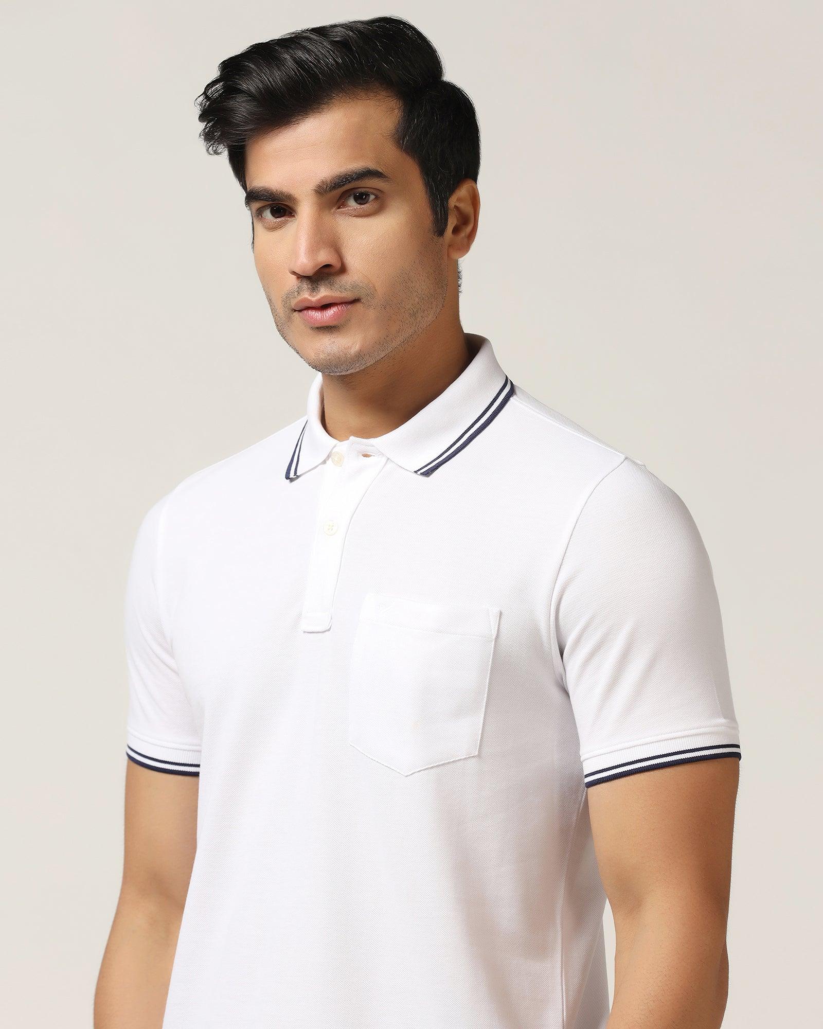 Polo White Solid T-Shirt - Fifa - Image 4