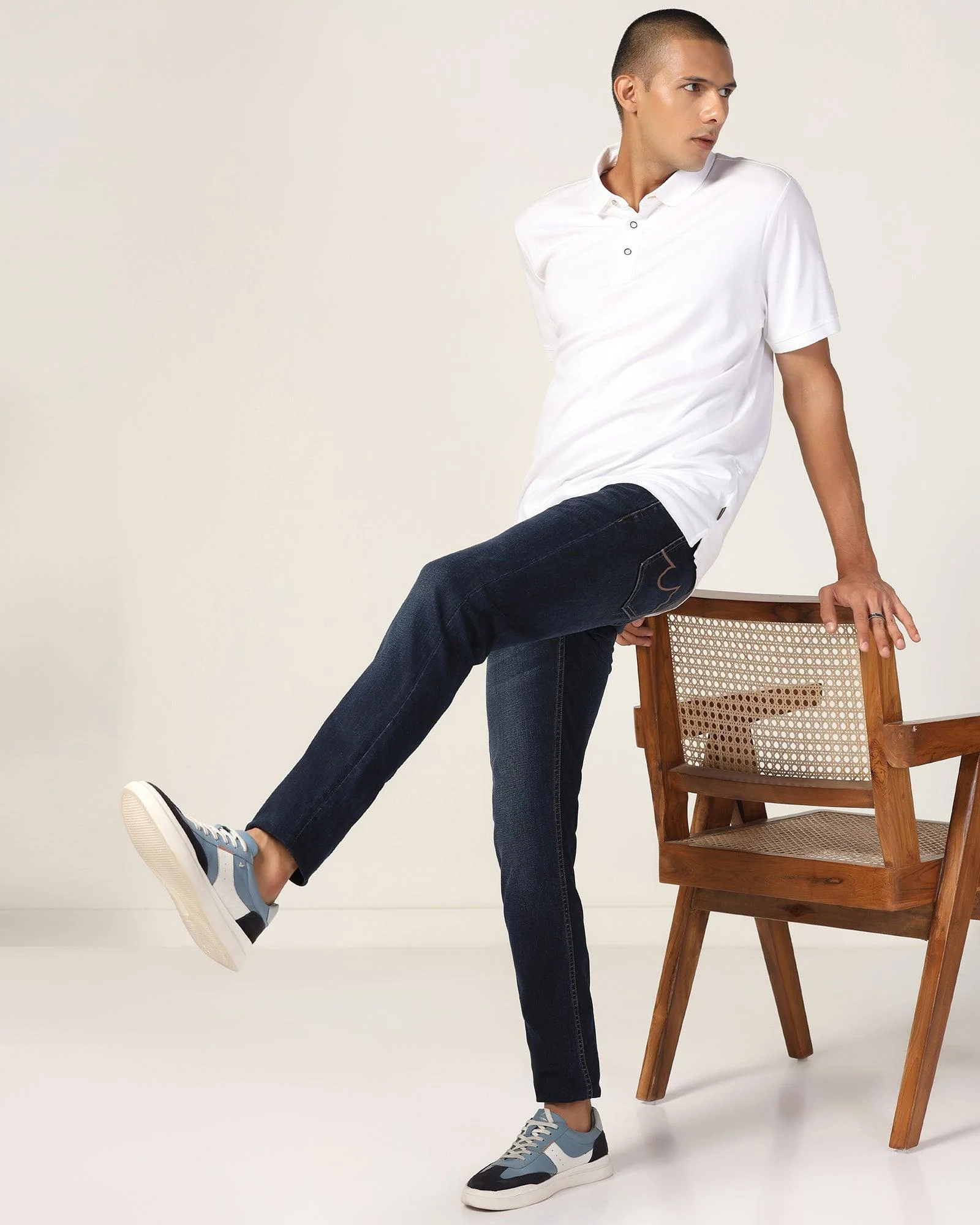 Polo White Solid T-Shirt - Toll - Image 8