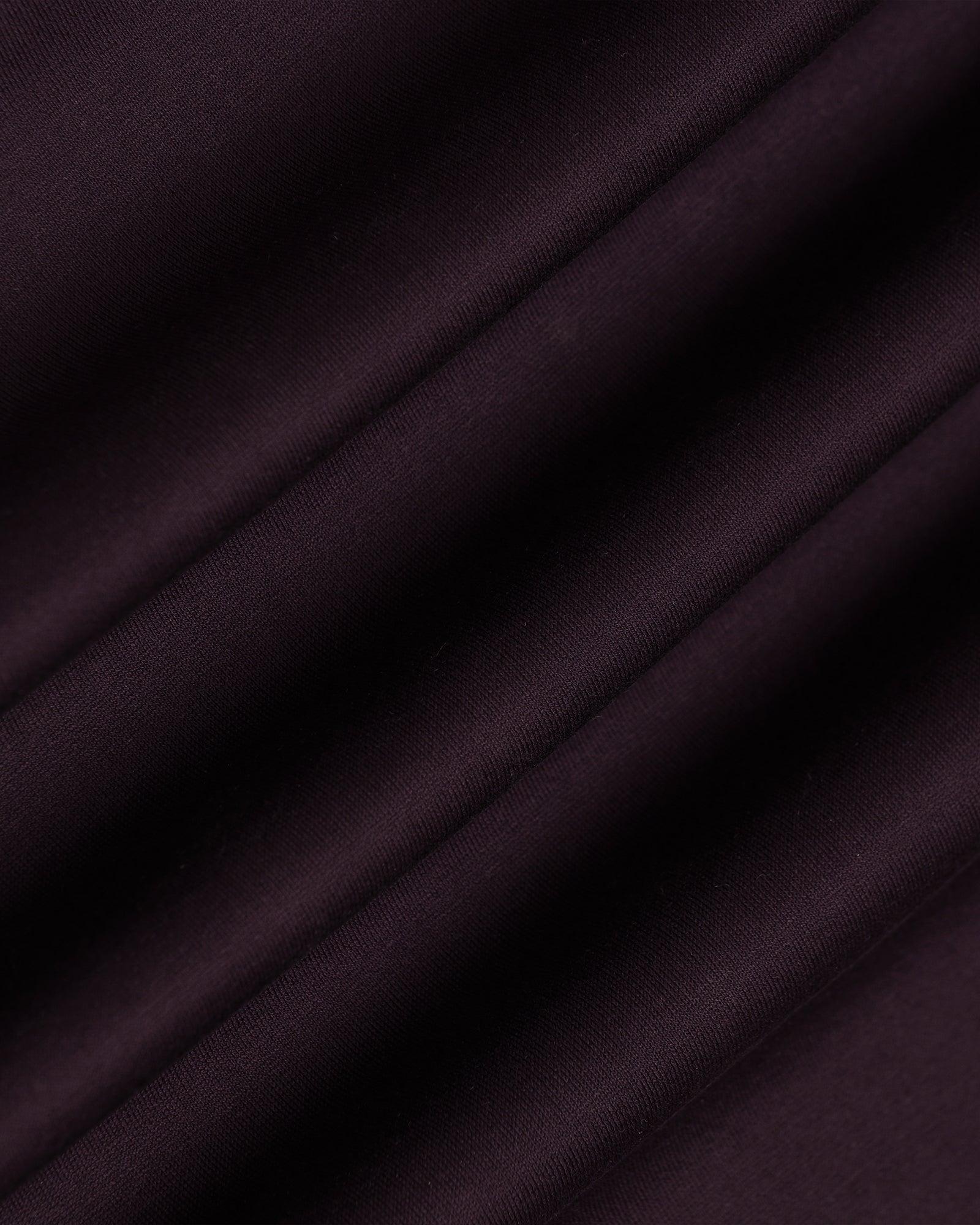 Polo Wine Solid T-Shirt - Ether - Image 6