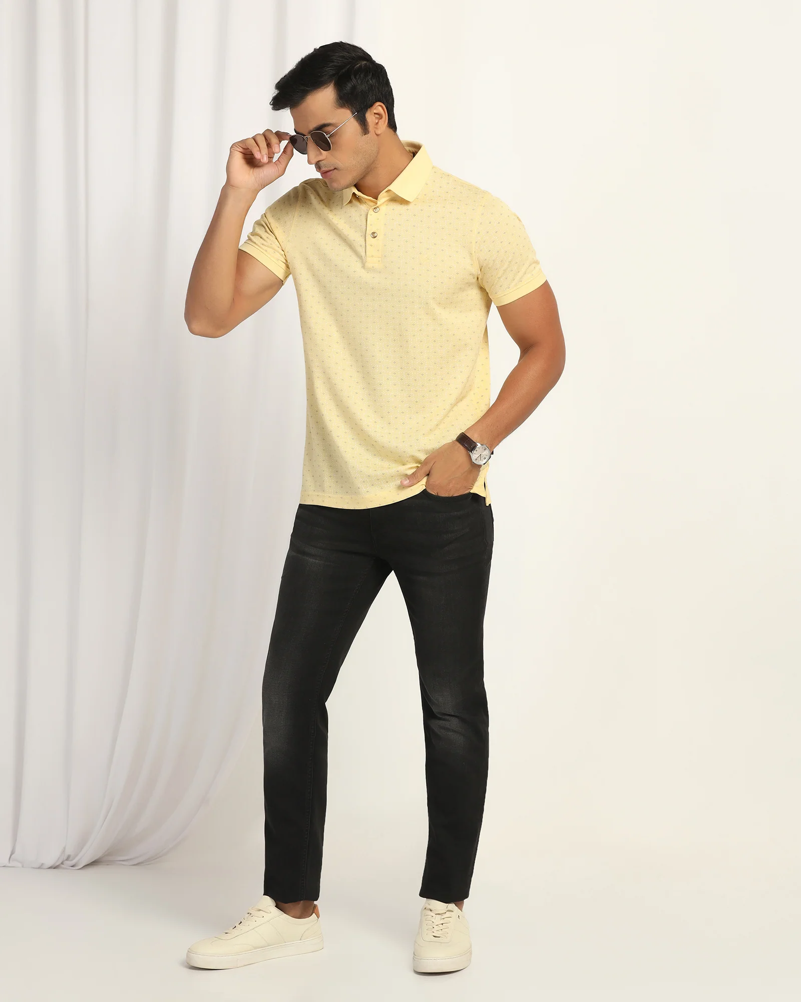 Polo Yellow Printed T-Shirt - Henry - Image 7