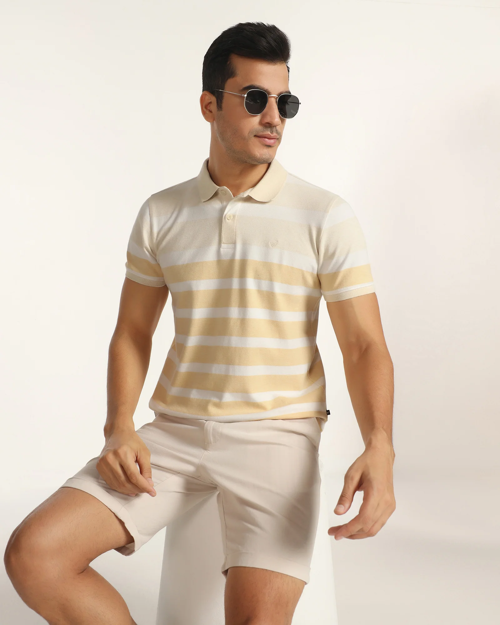 Polo Yellow Stripe T-Shirt - Scorpius - Image 7