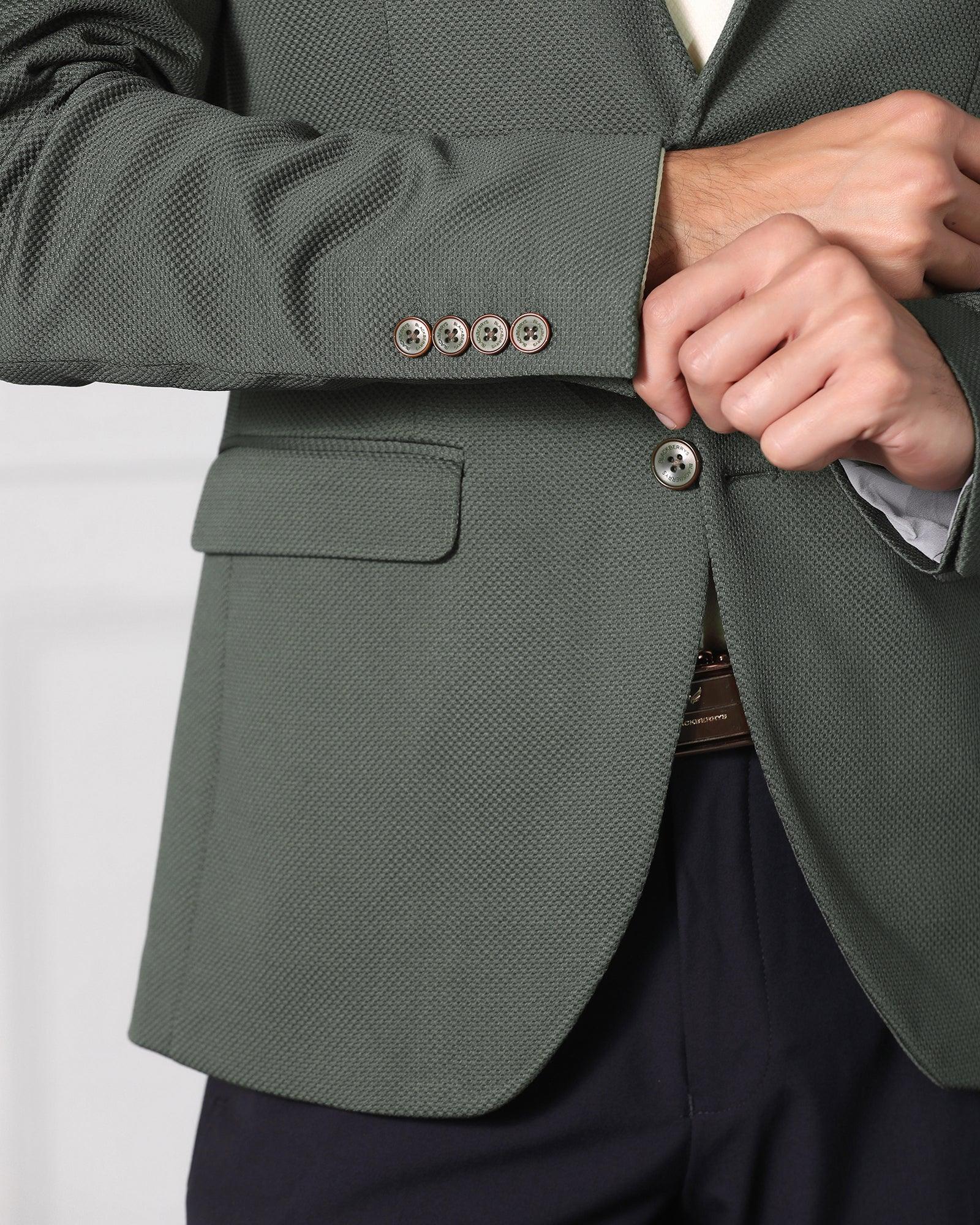 Must Haves Formal Olive Textured Blazer - Japson - Image 5