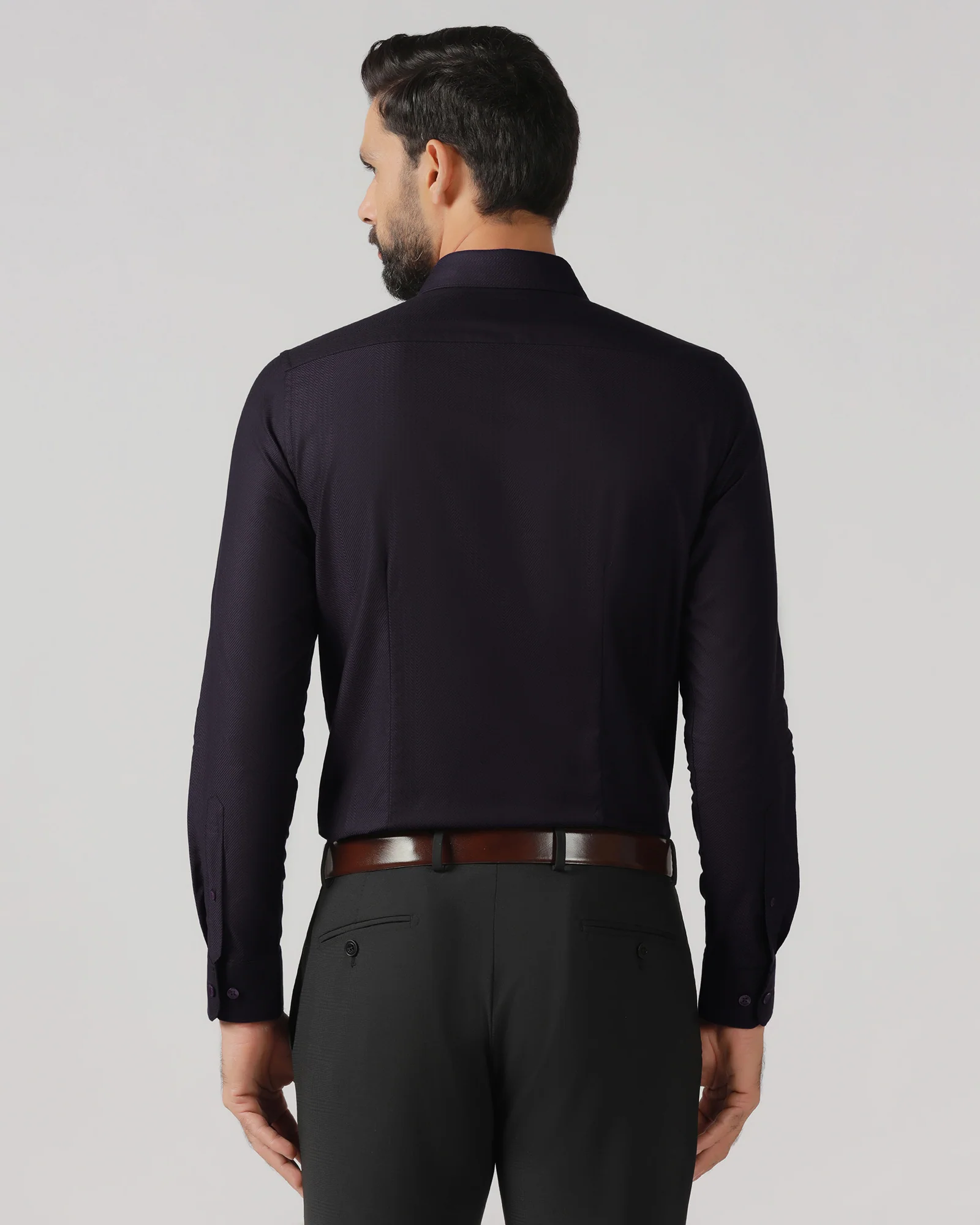Purple Stripe Shirt - Recruit - Image 2