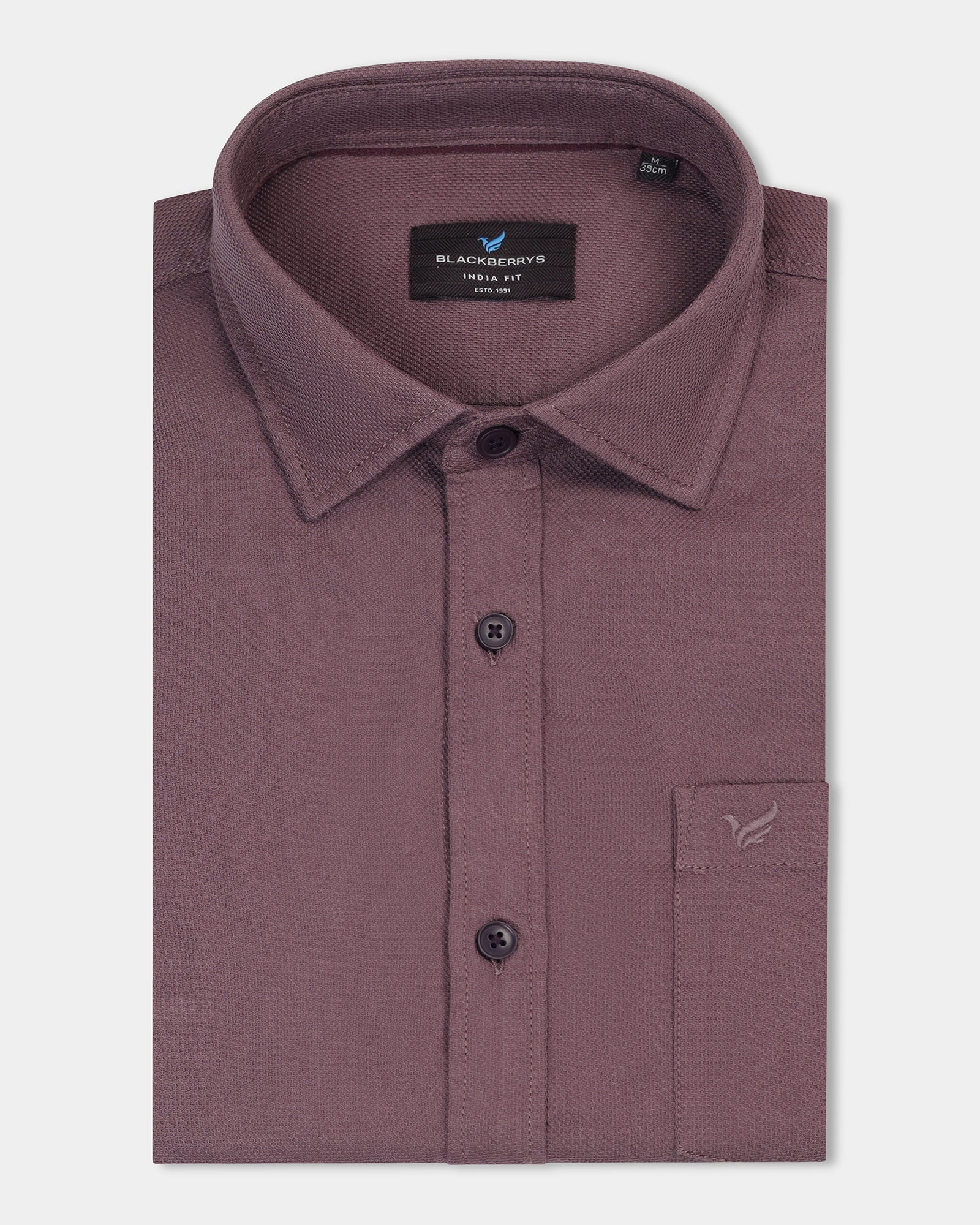 Purple Textured Shirt - Caty - Image 5