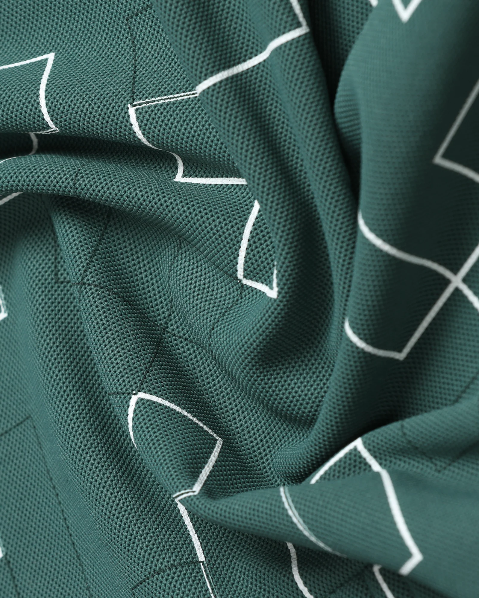 Sage Green TechPro Printed Polo - Luna - Image 6