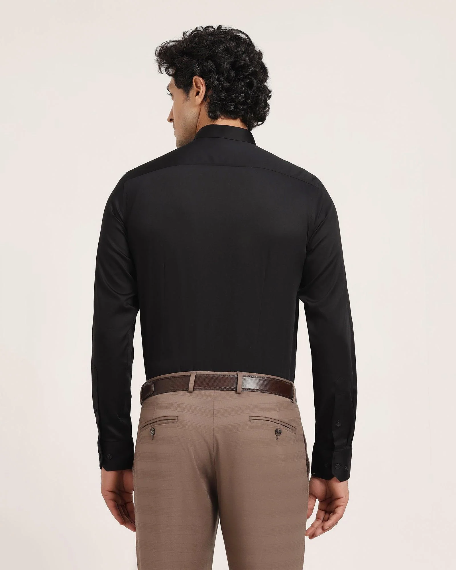 Must Haves Formal Black Solid Shirt - Sailor - Image 2