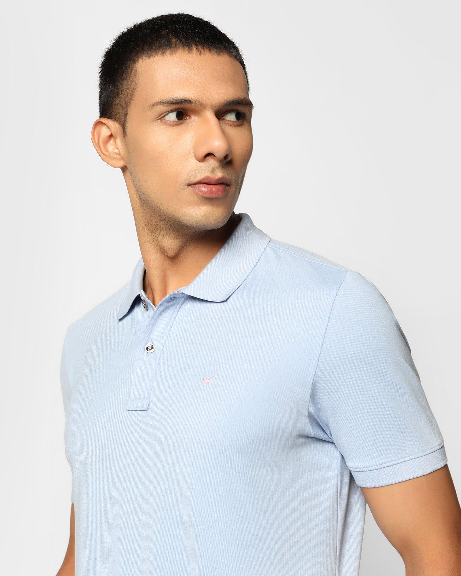 Sky Blue Must Haves Solid Polo - Yukii - Image 4