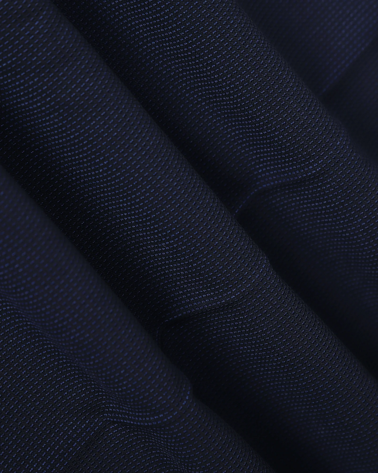Slim Comfort B-95 Formal Navy Textured Trouser - Amor - Image 6