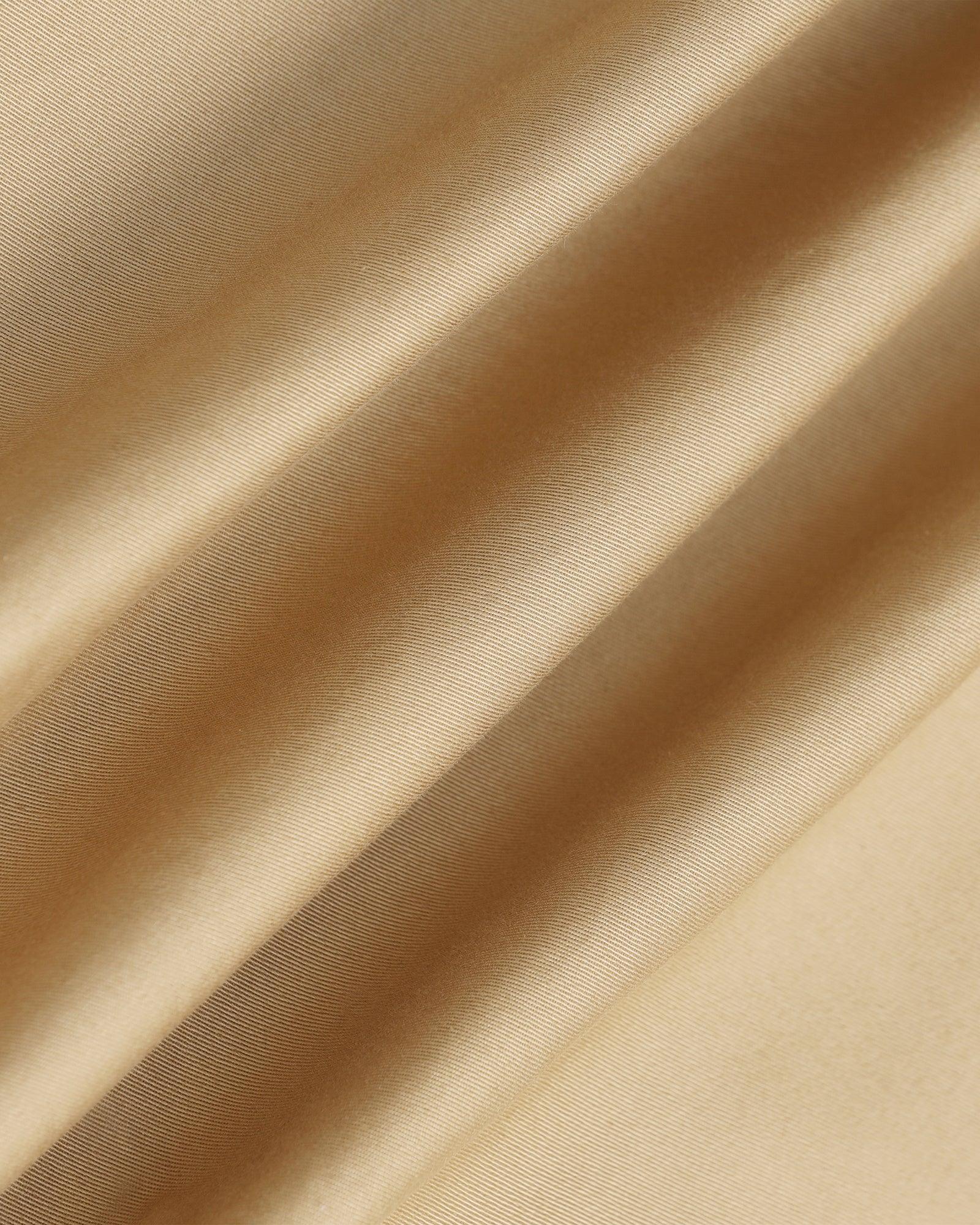Slim Comfort B-95 Casual Beige Solid Khakis - Marico - Image 6