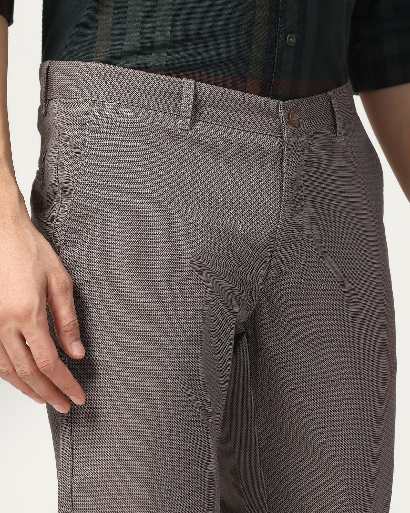 Slim Comfort B-95 Casual Mouse Printed Khakis - Bai - Image 4