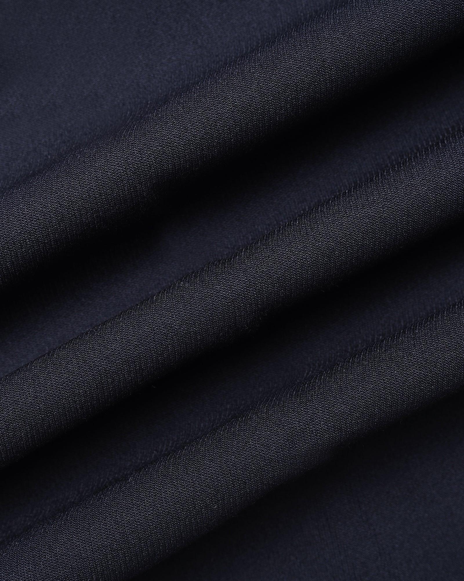 Slim Fit B-91 Formal Navy Solid Trouser - Hayabusa - Image 6