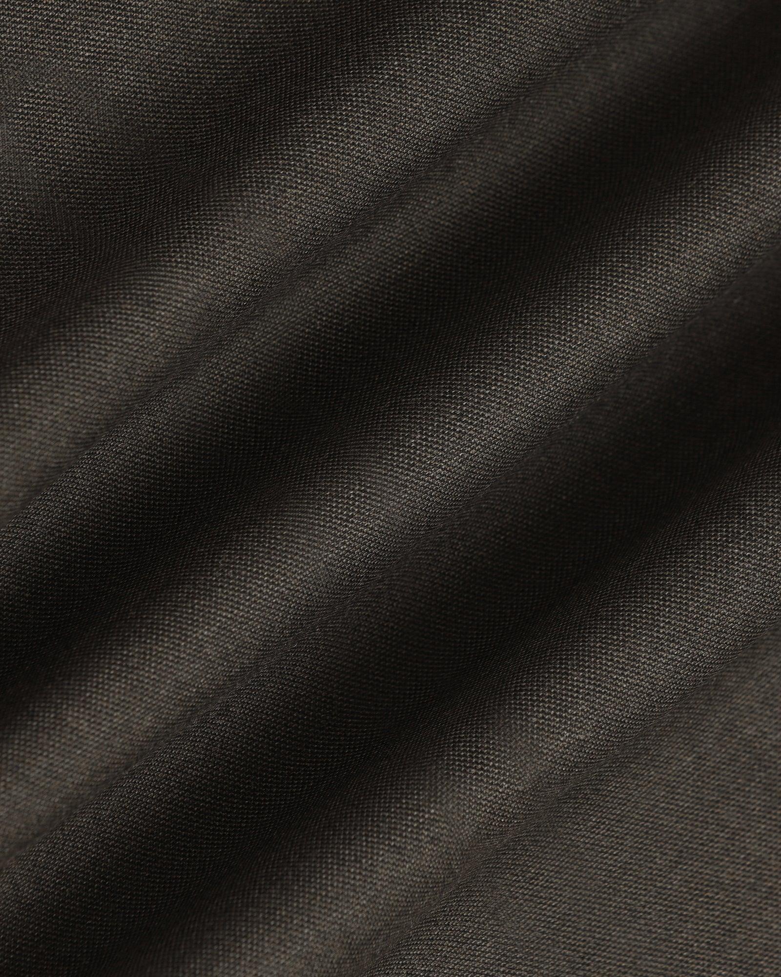 Straight B-90 Formal Charcoal Solid Trouser - Hurricane - Image 6