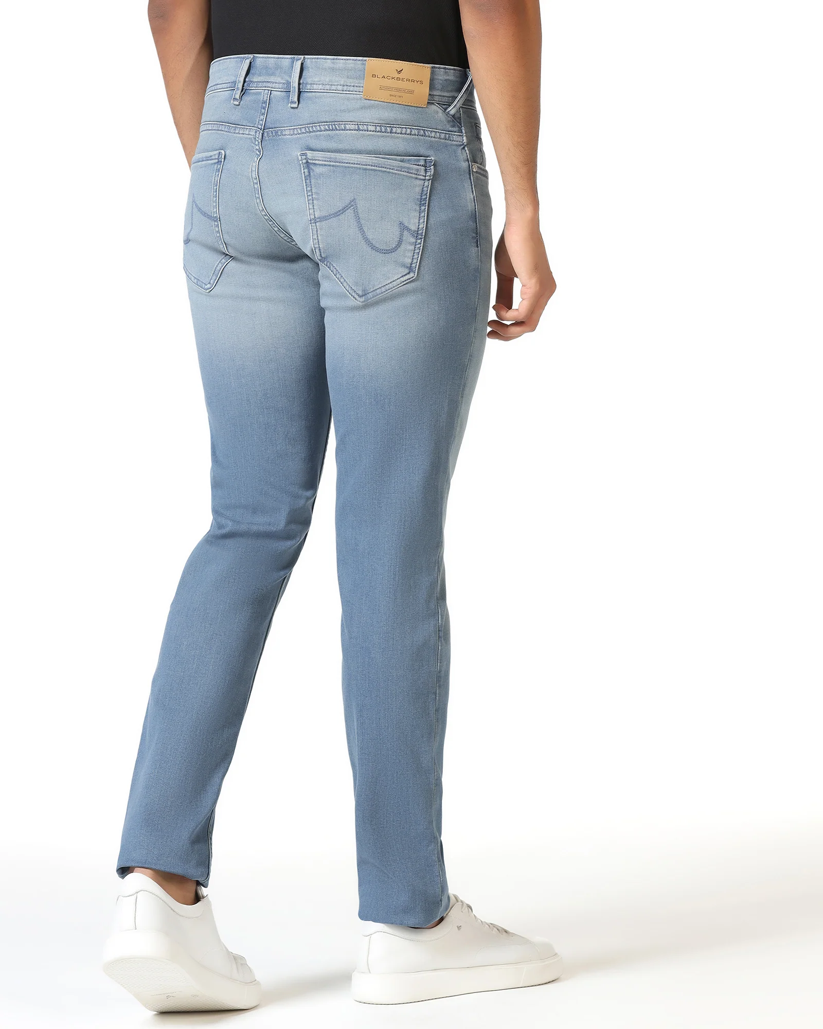 Super Clean Slim Comfort Buff Fit Indigo Jeans - Addo - Image 2
