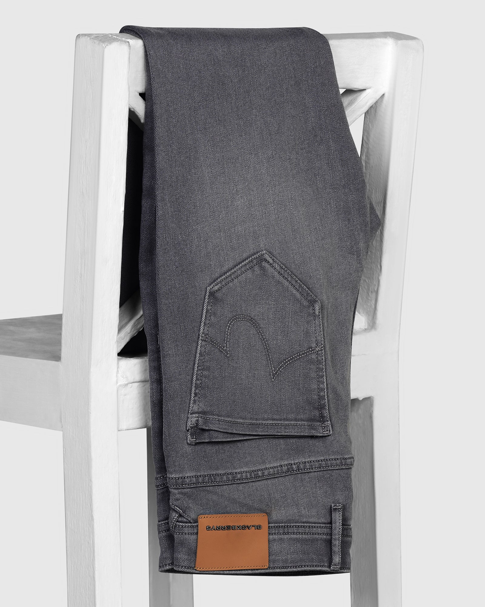 Super Clean Slim Yonk Fit Grey Jeans - Benito - Image 5