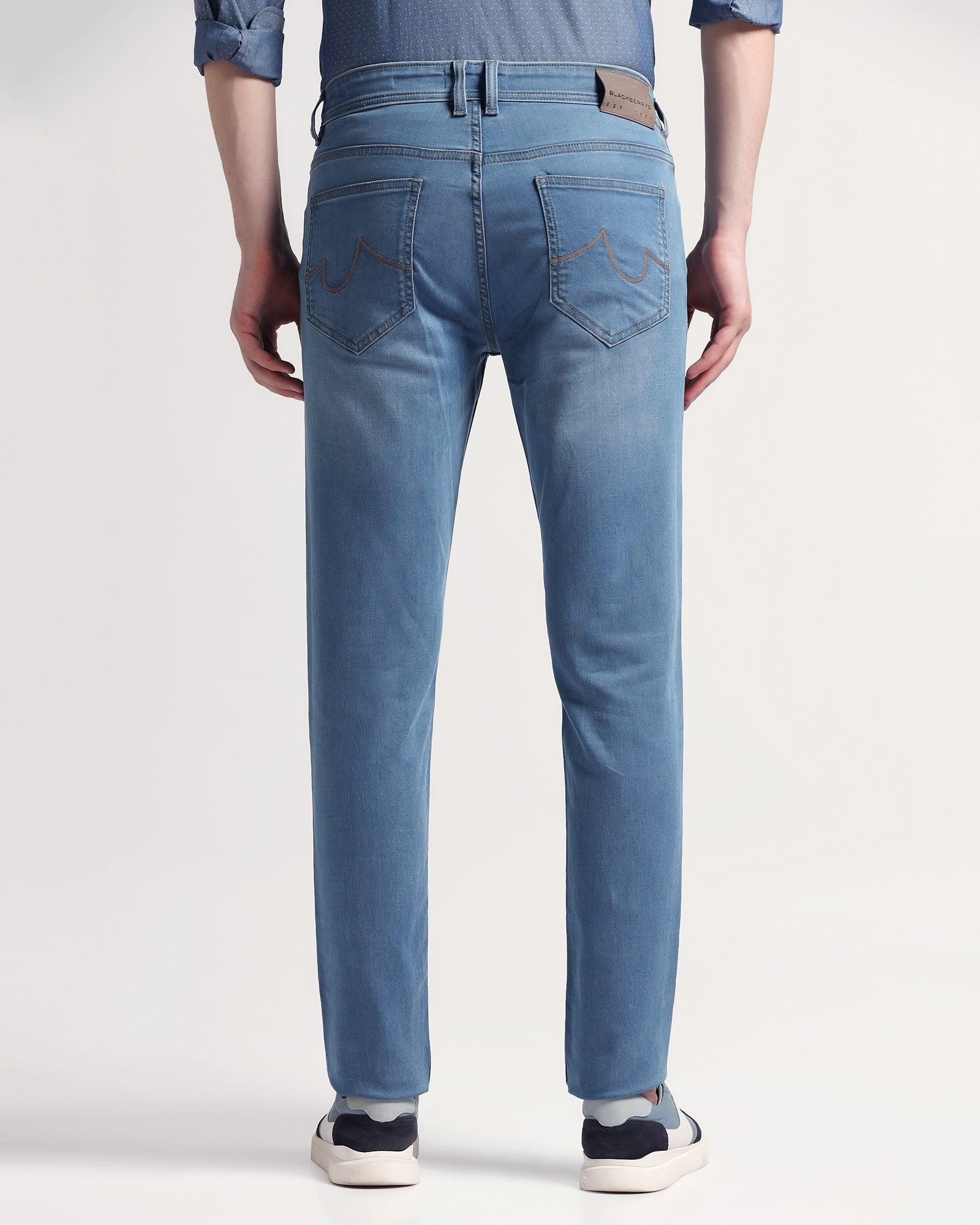 Super Clean Slim Yonk Fit Indigo Blue Jeans - Kai - Image 8