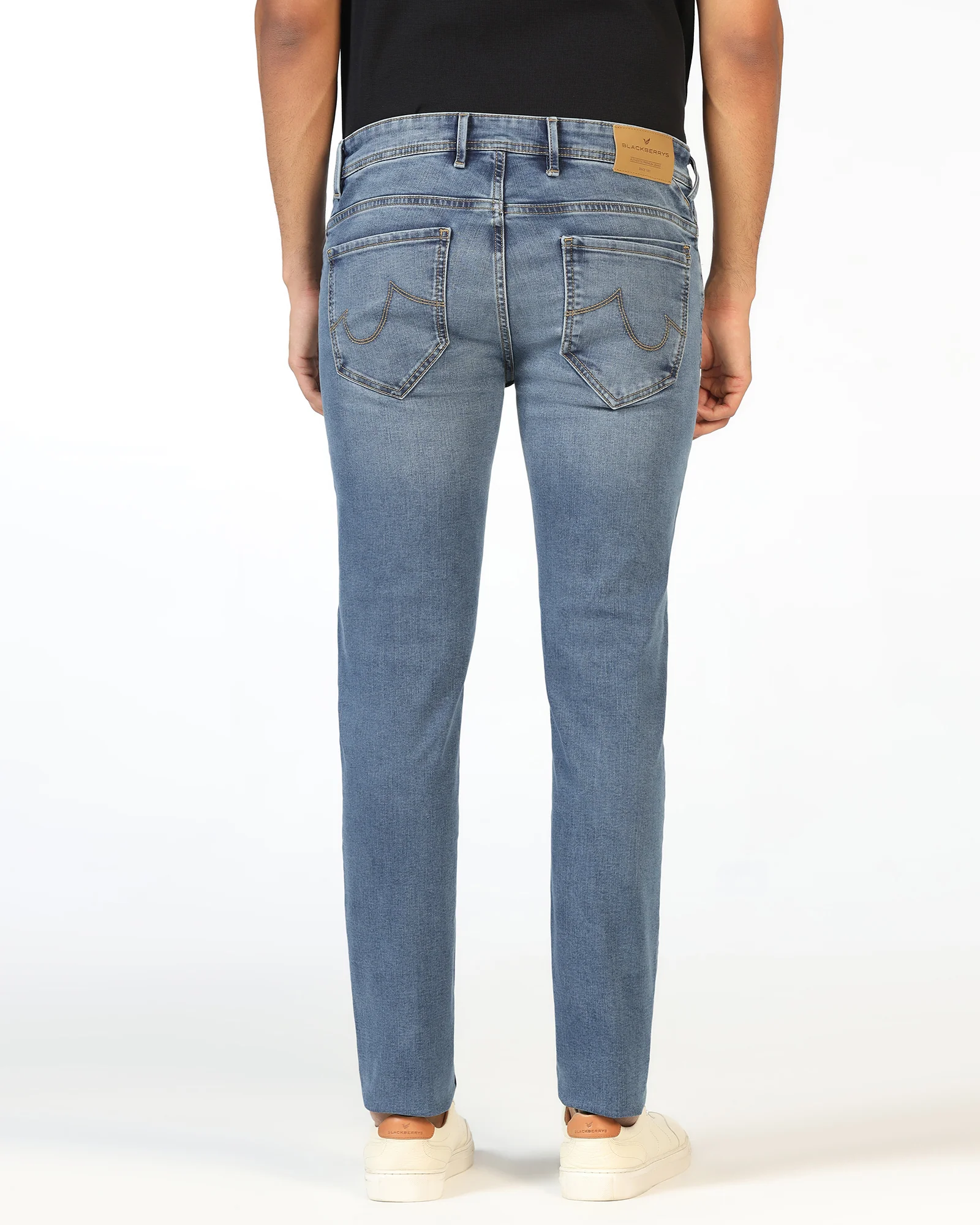 Super Clean Slim Yonk Fit Indigo Jeans - Rolf - Image 2