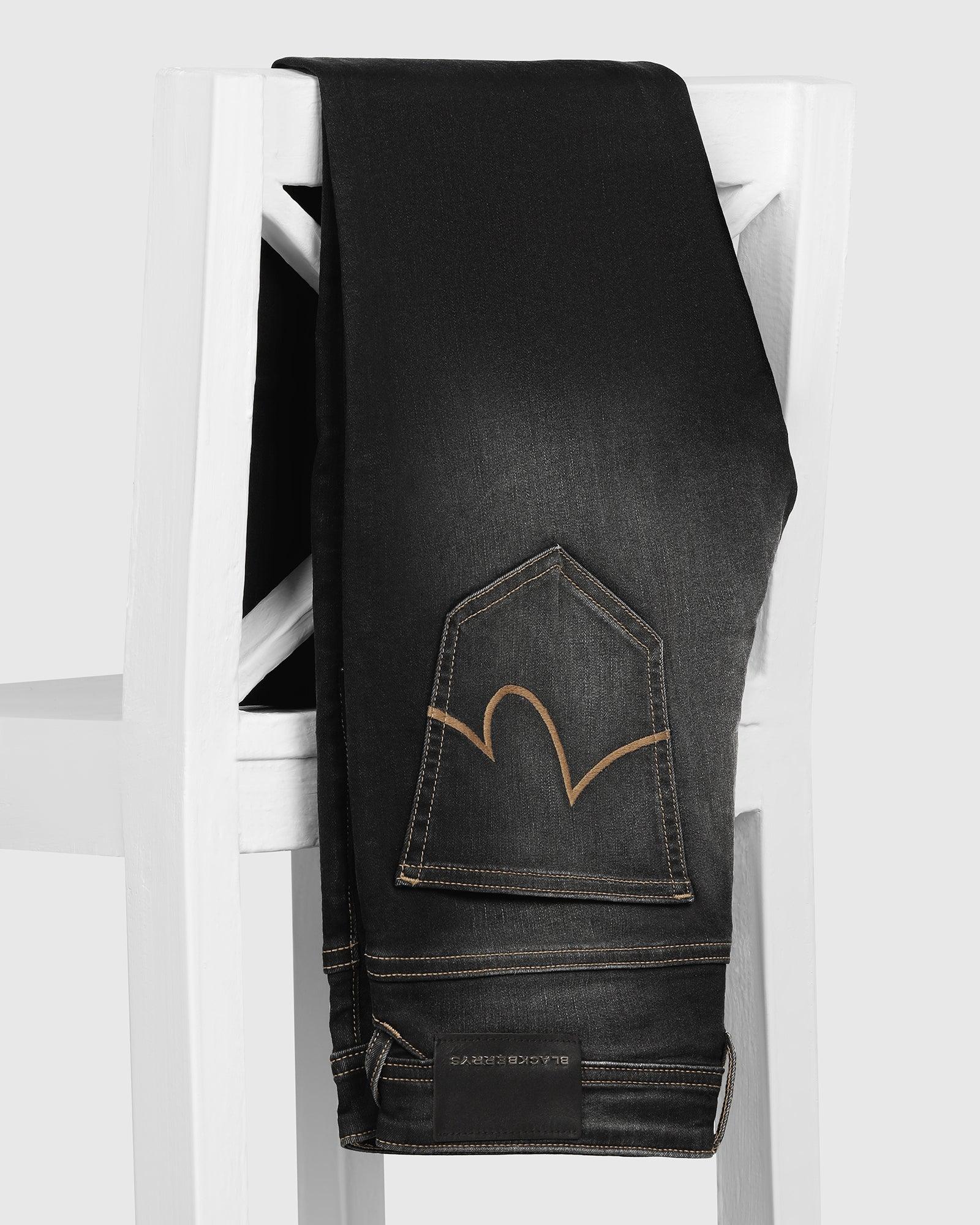Superflex Slim Yonk Fit Black Jeans - Ambros - Image 5