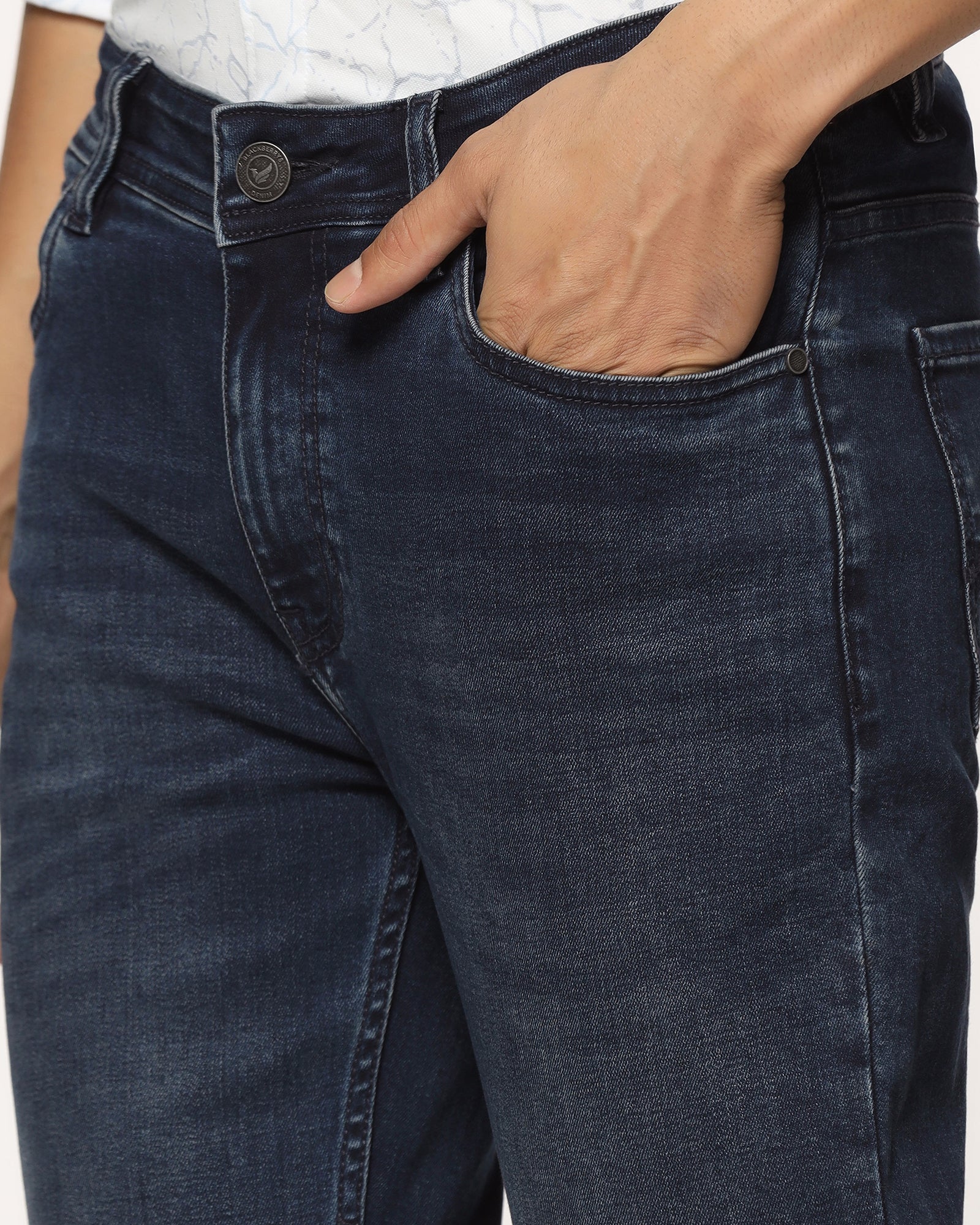 Superflex Slim Yonk Fit Indigo Jeans - Reidar - Image 4
