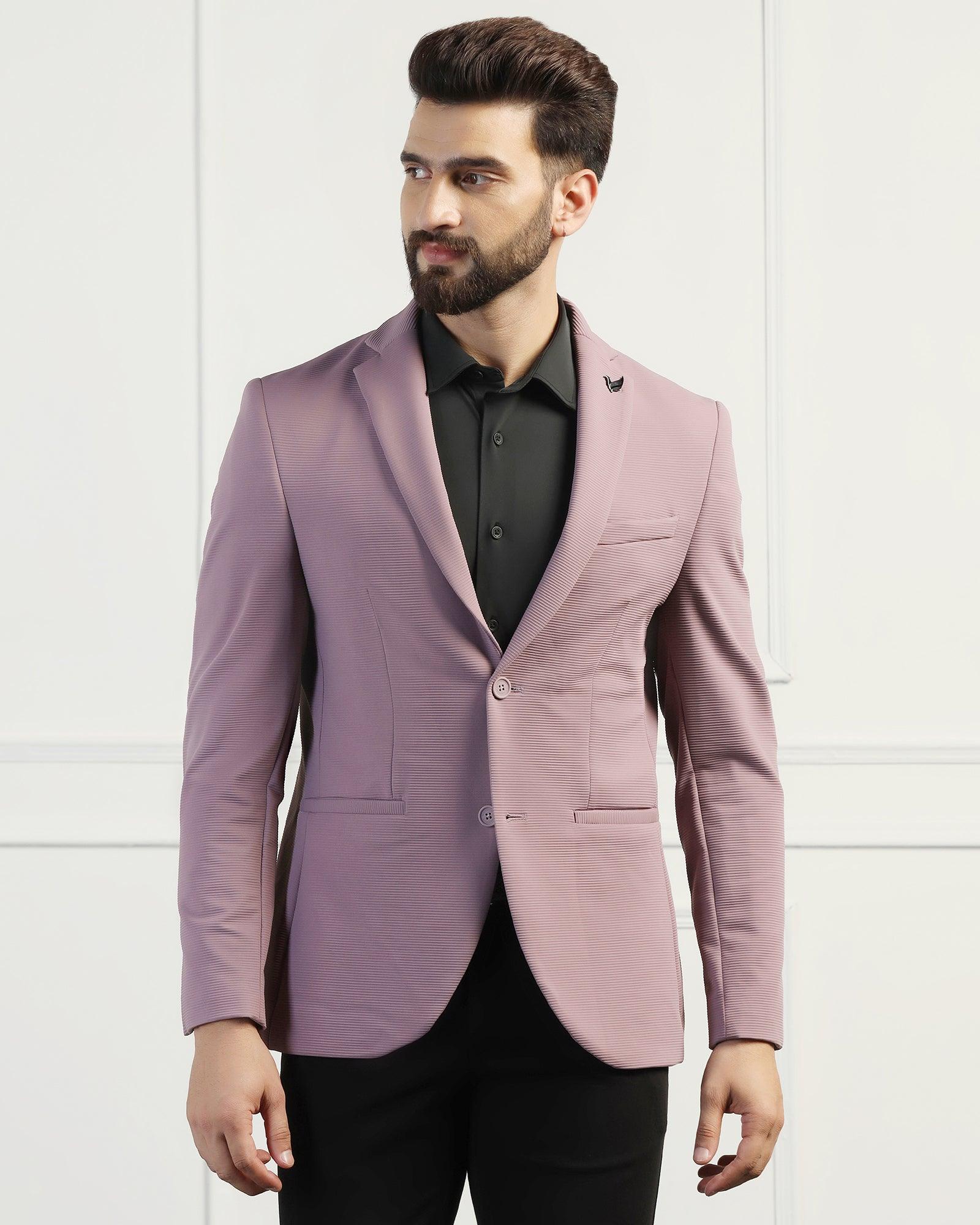 TechPro Formal Dusty Pink Stripe Blazer - Fiesta - Image 5
