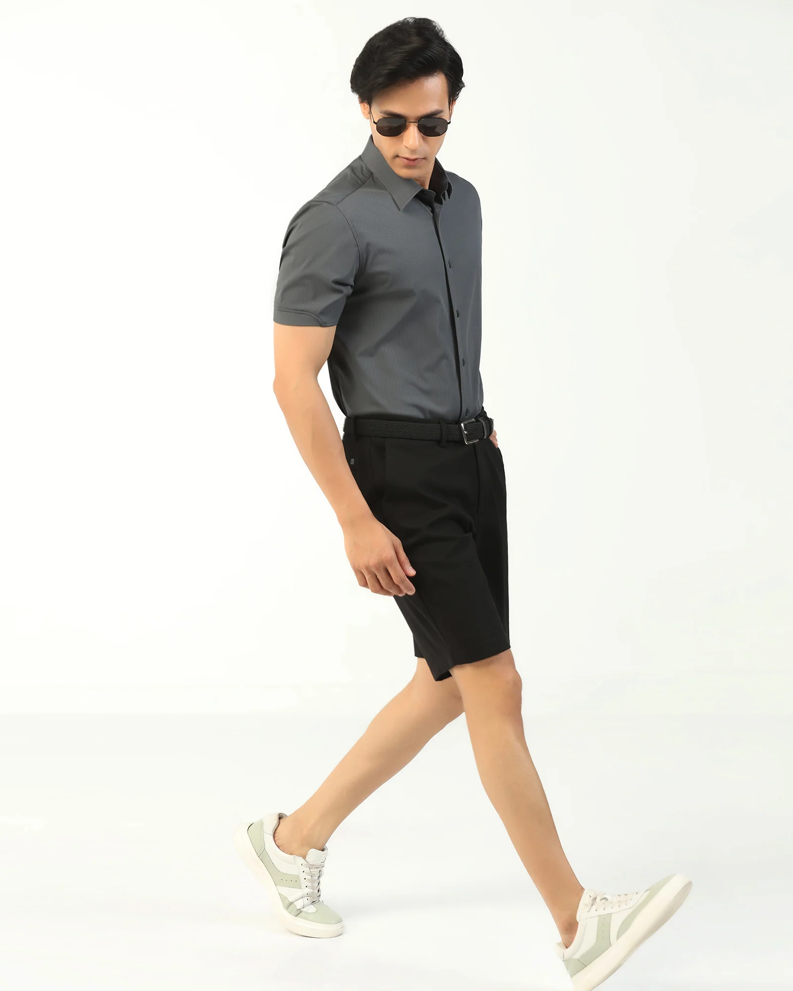 TechPro Casual Black Solid Shorts - Serry - Image 7