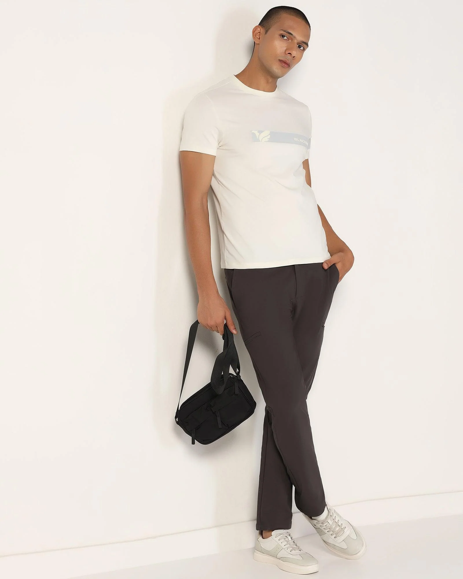 TechPro Casual Charcoal Solid Khakis - Togg - Image 7