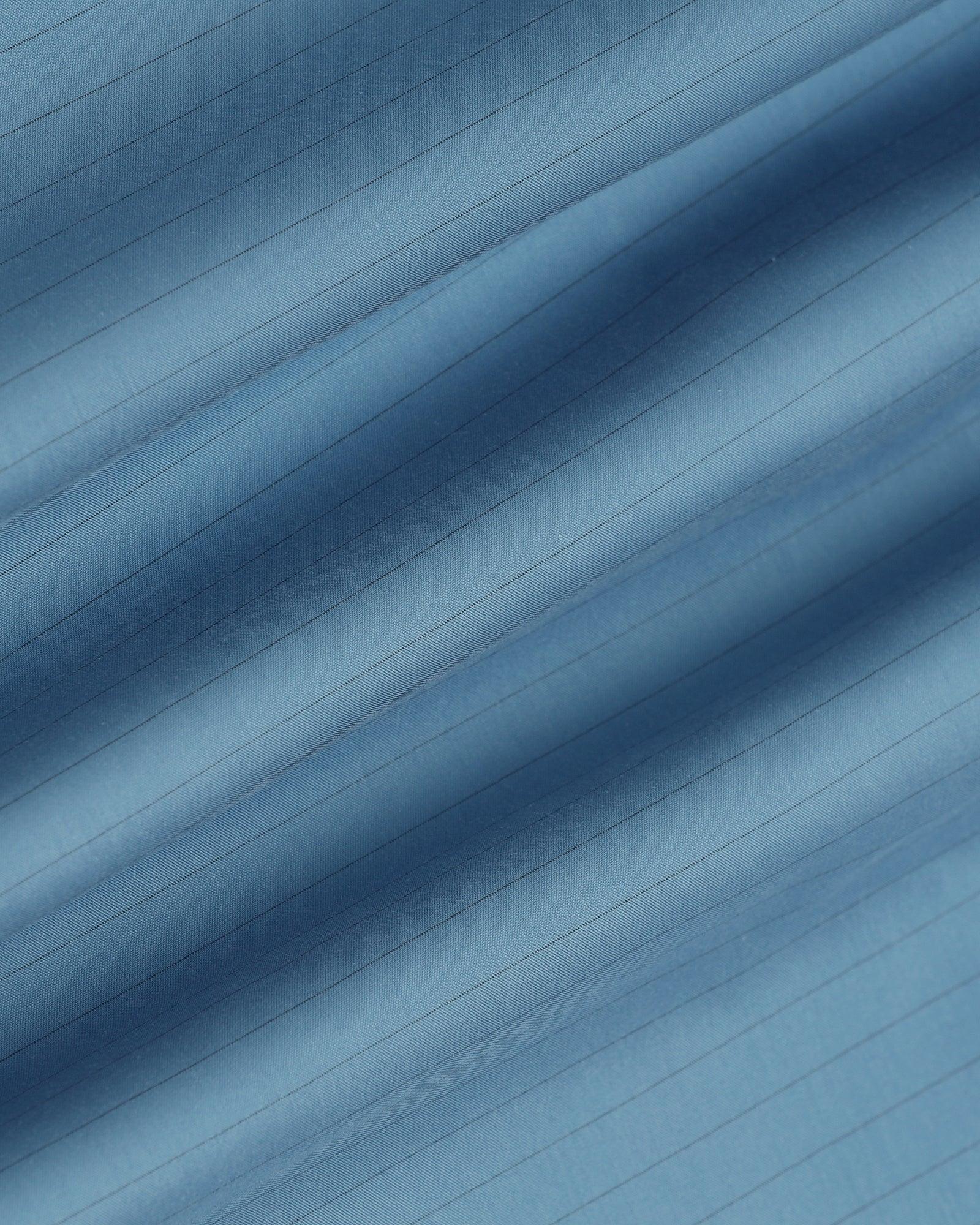 TechPro Formal Blue Solid Shirt - Theory - Image 6