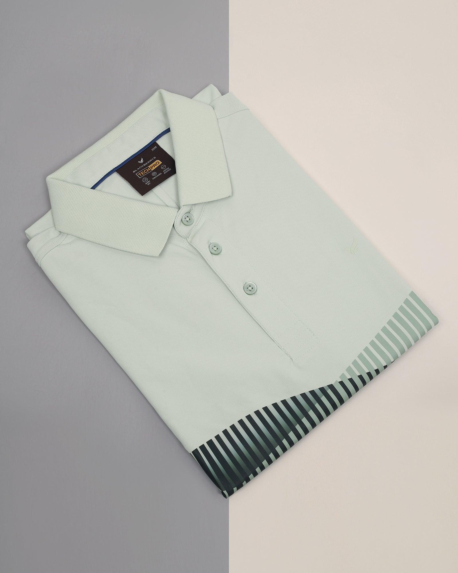 TechPro Polo Mint Solid T-Shirt - Jamey - Image 5