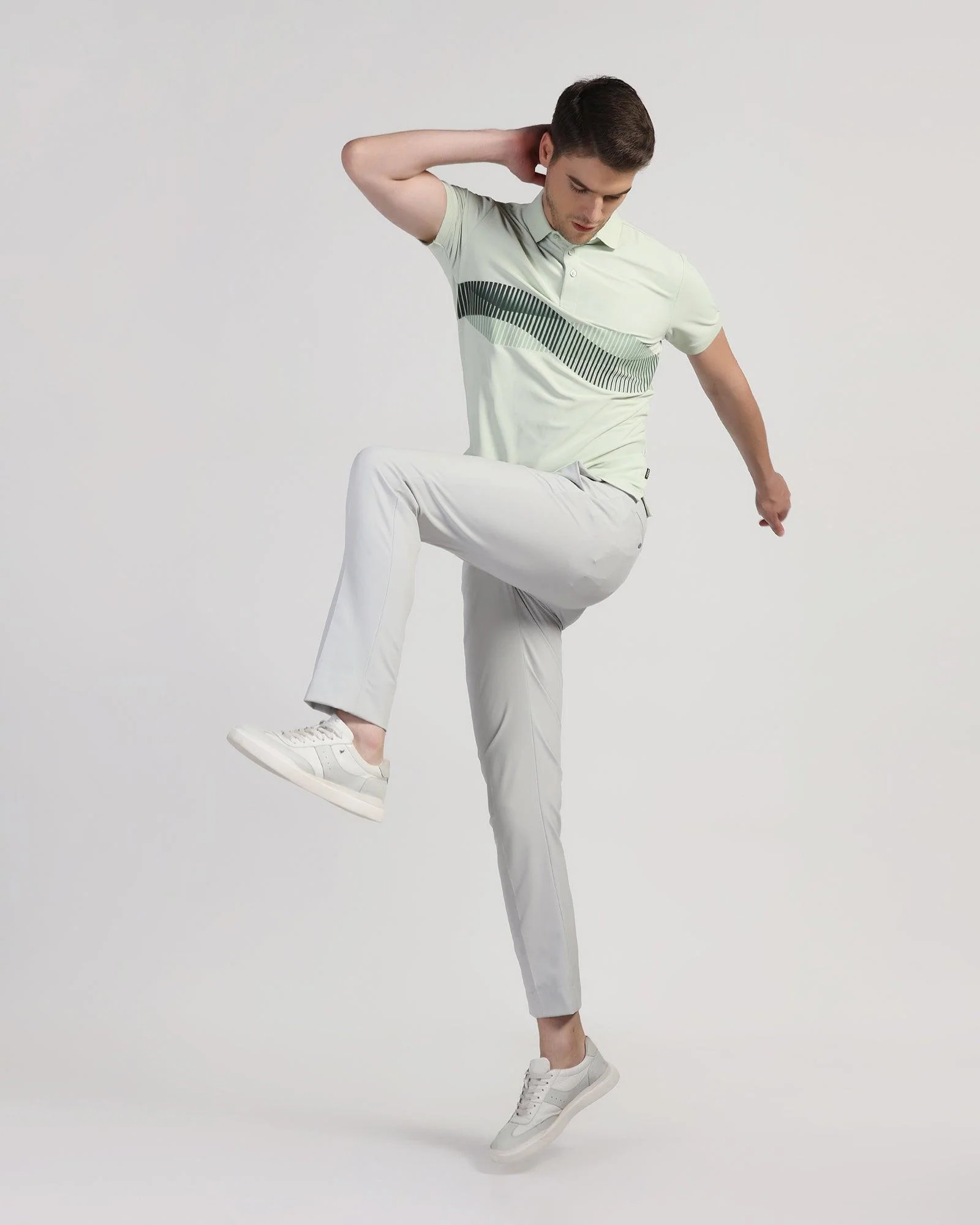 TechPro Polo Mint Solid T-Shirt - Jamey - Image 6
