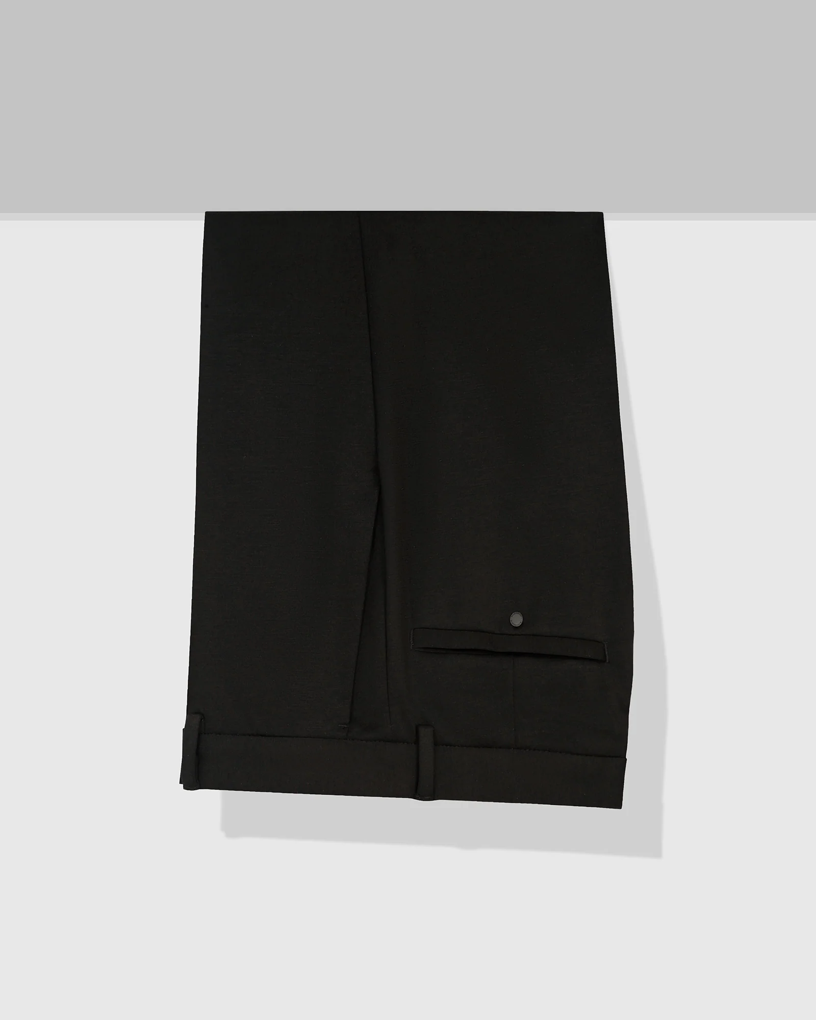 TechPro Slim Fit B-91 Formal Black Solid Trouser - Explorer - Image 5
