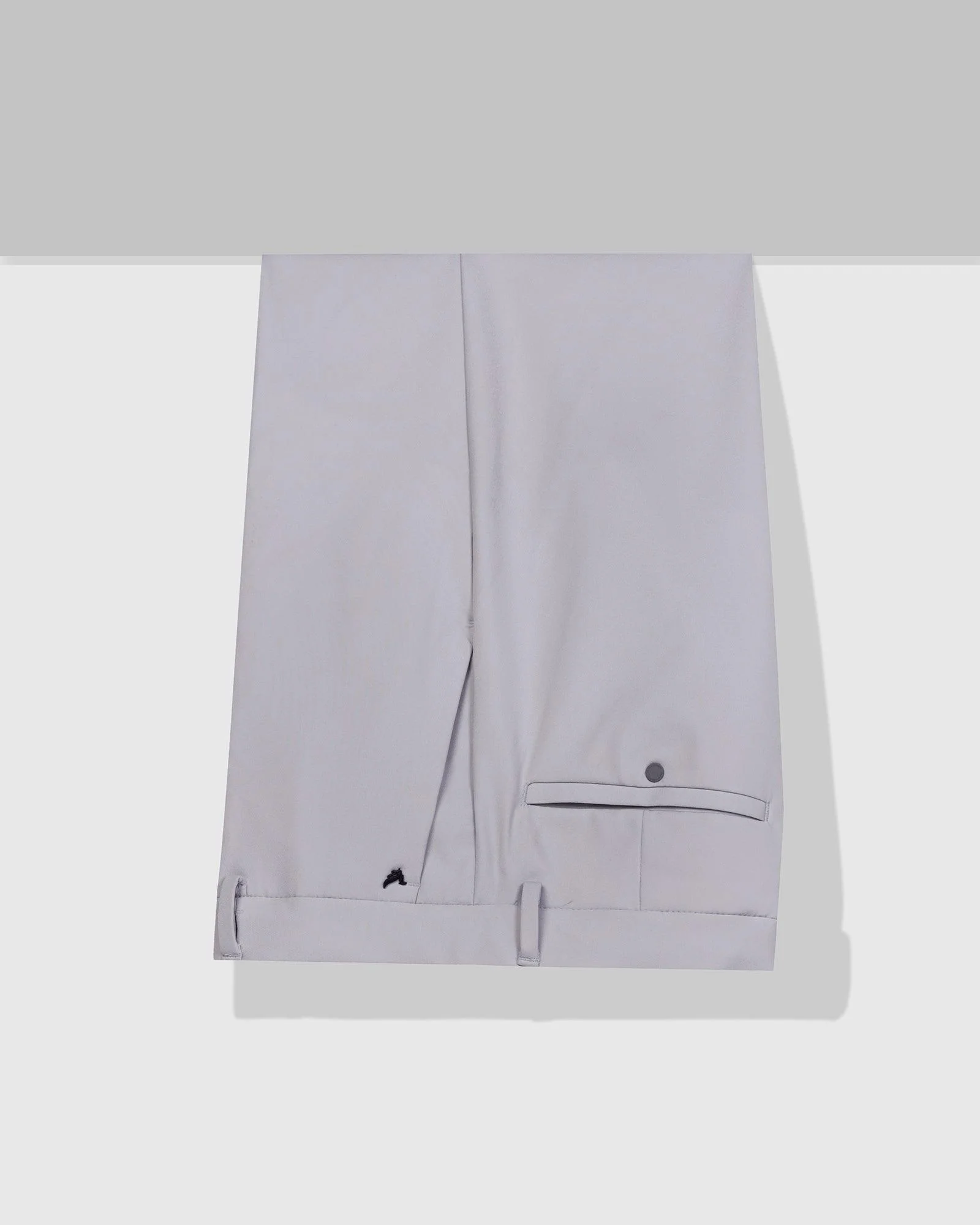 TechPro Slim Fit B-91 Formal Light Grey Solid Trouser - Blackbird - Image 5