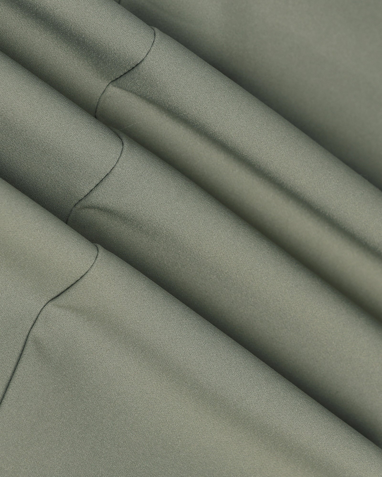 TechPro Slim Fit B-91 Formal Light Olive Solid Trouser - Ashley - Image 5