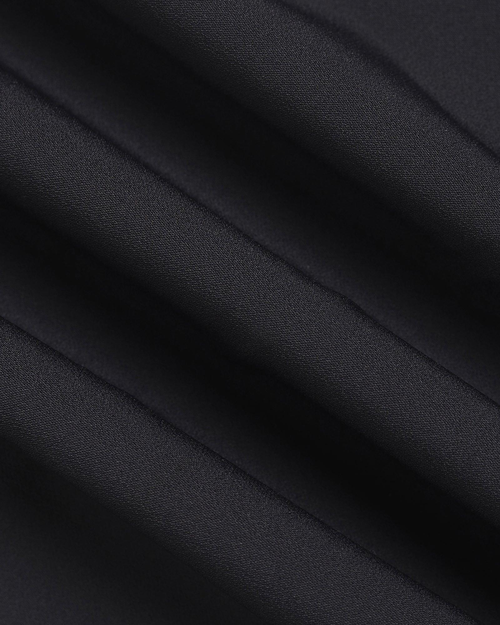 TechPro Slim Fit B-91 Formal Charcoal Solid Trouser - Ashley - Image 6