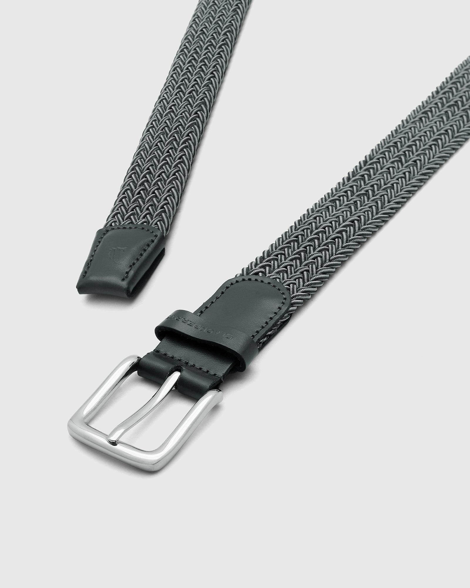 Stretchable Grey Textured Belt - Salyer - Image 3