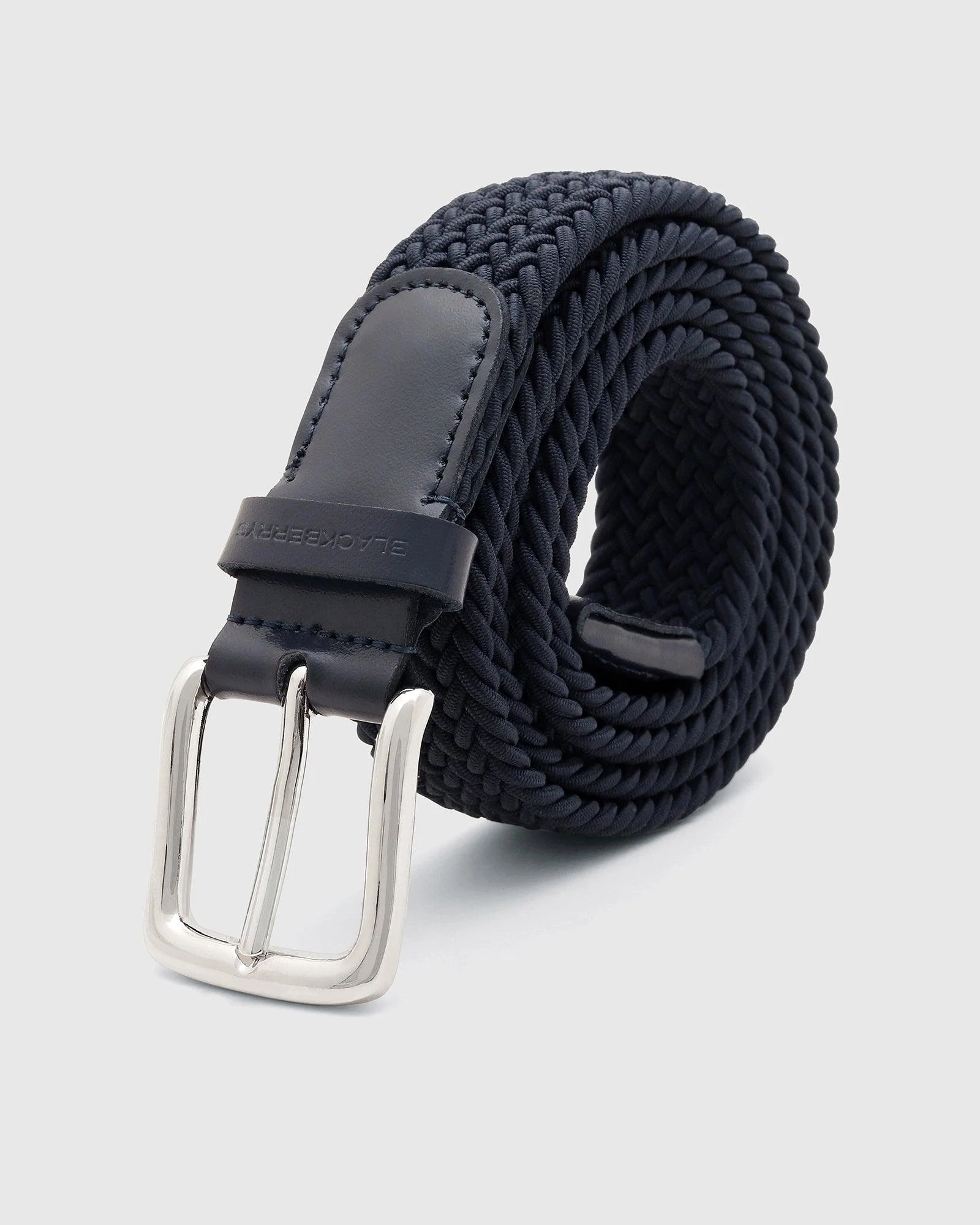 Stretchable Navy Textured Belt - Salyer - Image 4