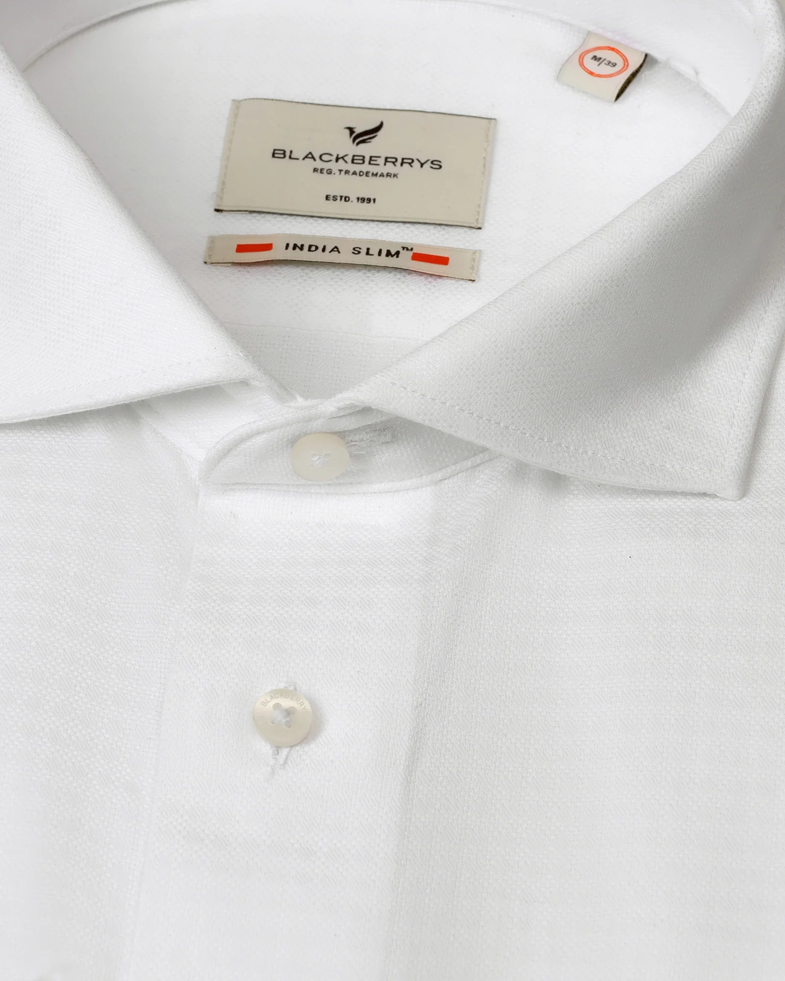 Formal Super White Textured Shirt - Reno - Image 6