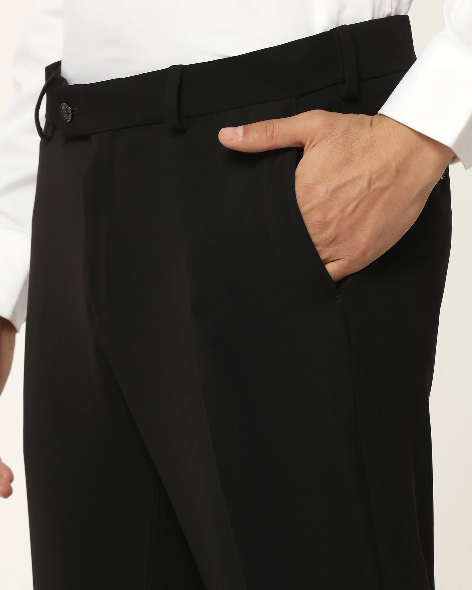 Three Piece Black Textured Formal Suit - Josfer - Image 8
