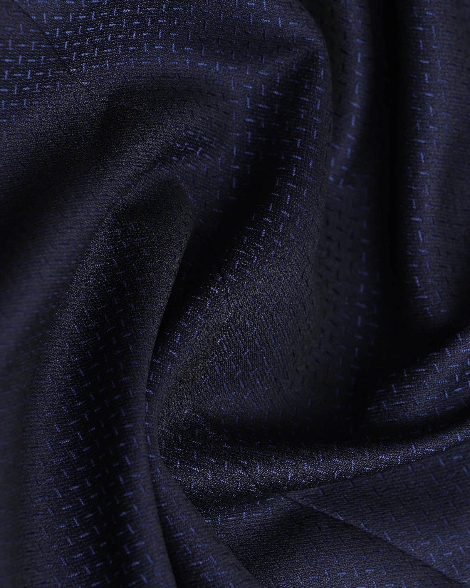 Three Piece Navy Textured Formal Suit - Rayner - Image 7