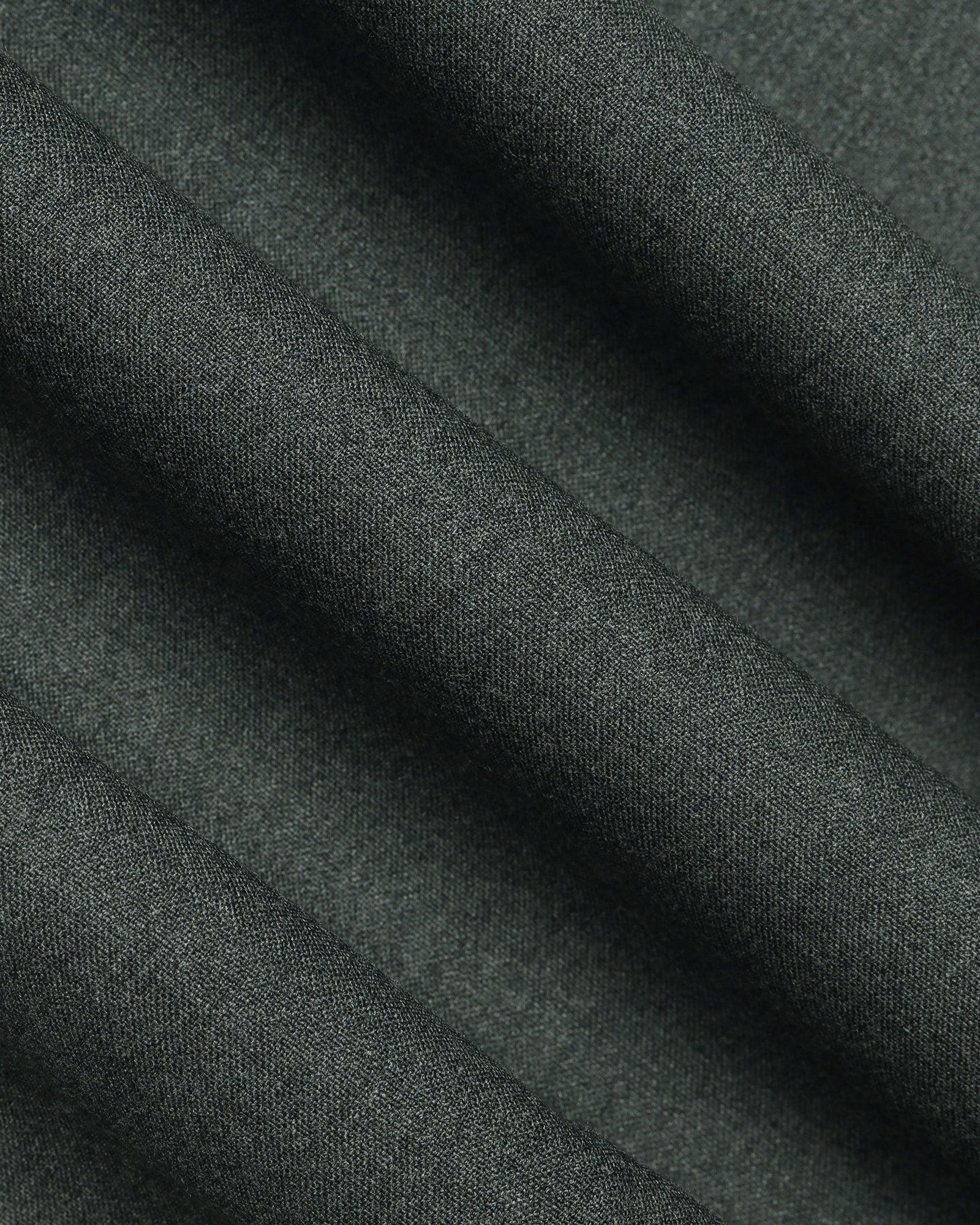 Two Piece Olive Solid Formal Suit - Connor - Image 10