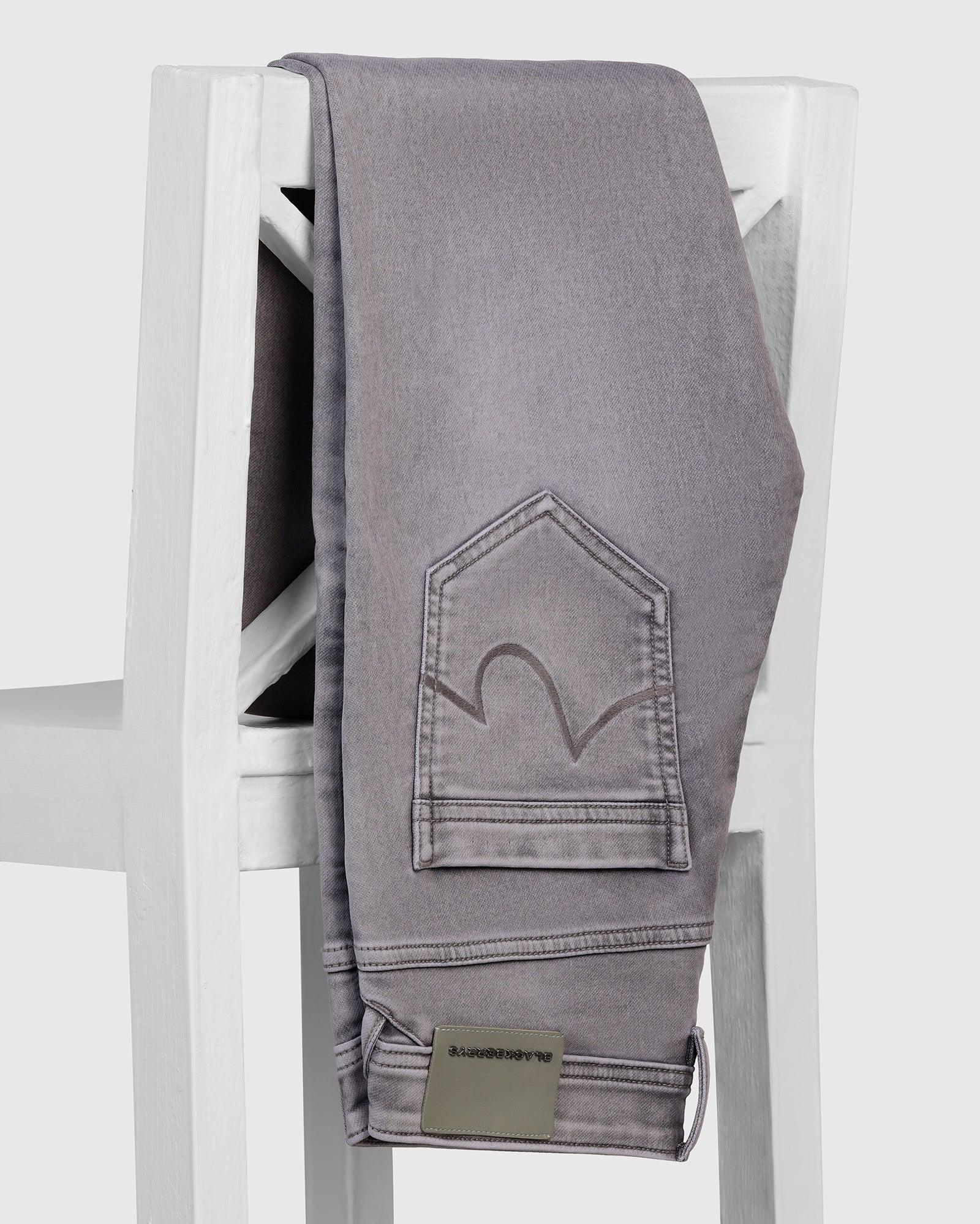 Ultrasoft Skinny Cropped Fiji Fit Grey Jeans - Godric - Image 5