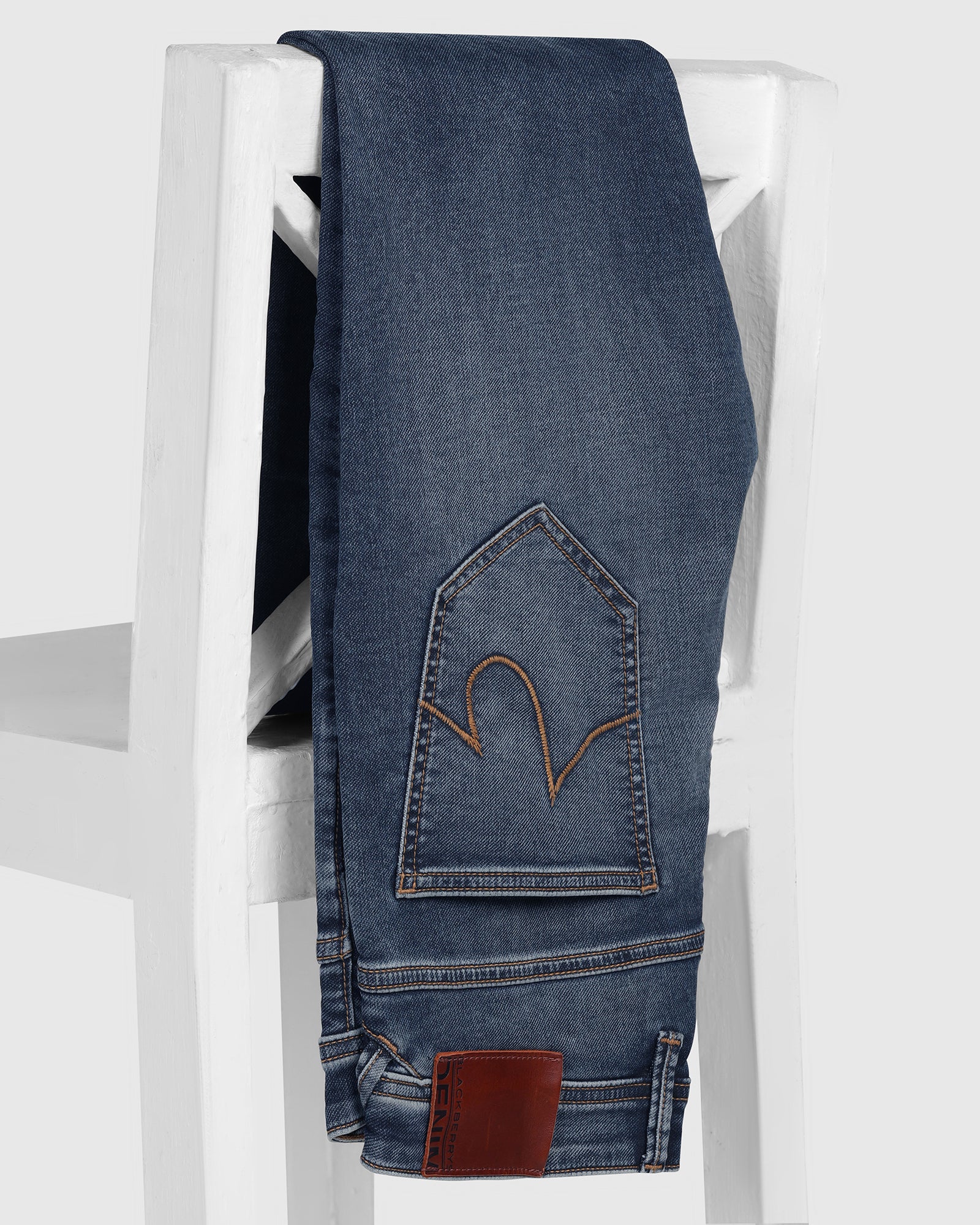 Ultrasoft Slim Yonk Fit Indigo Jeans - Lancer - Image 5