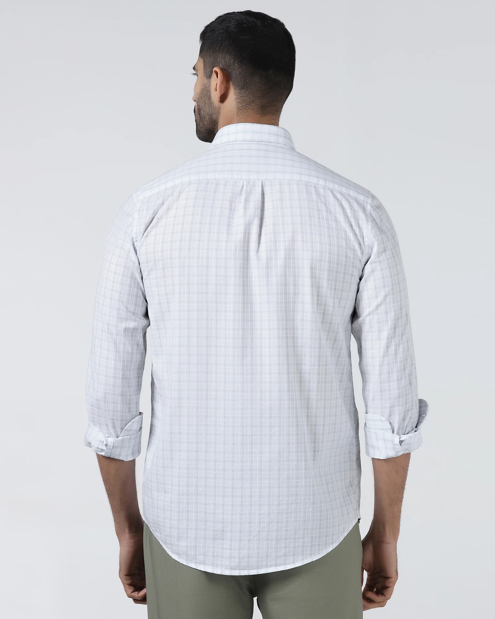 White Check Shirt - Remon - Image 2