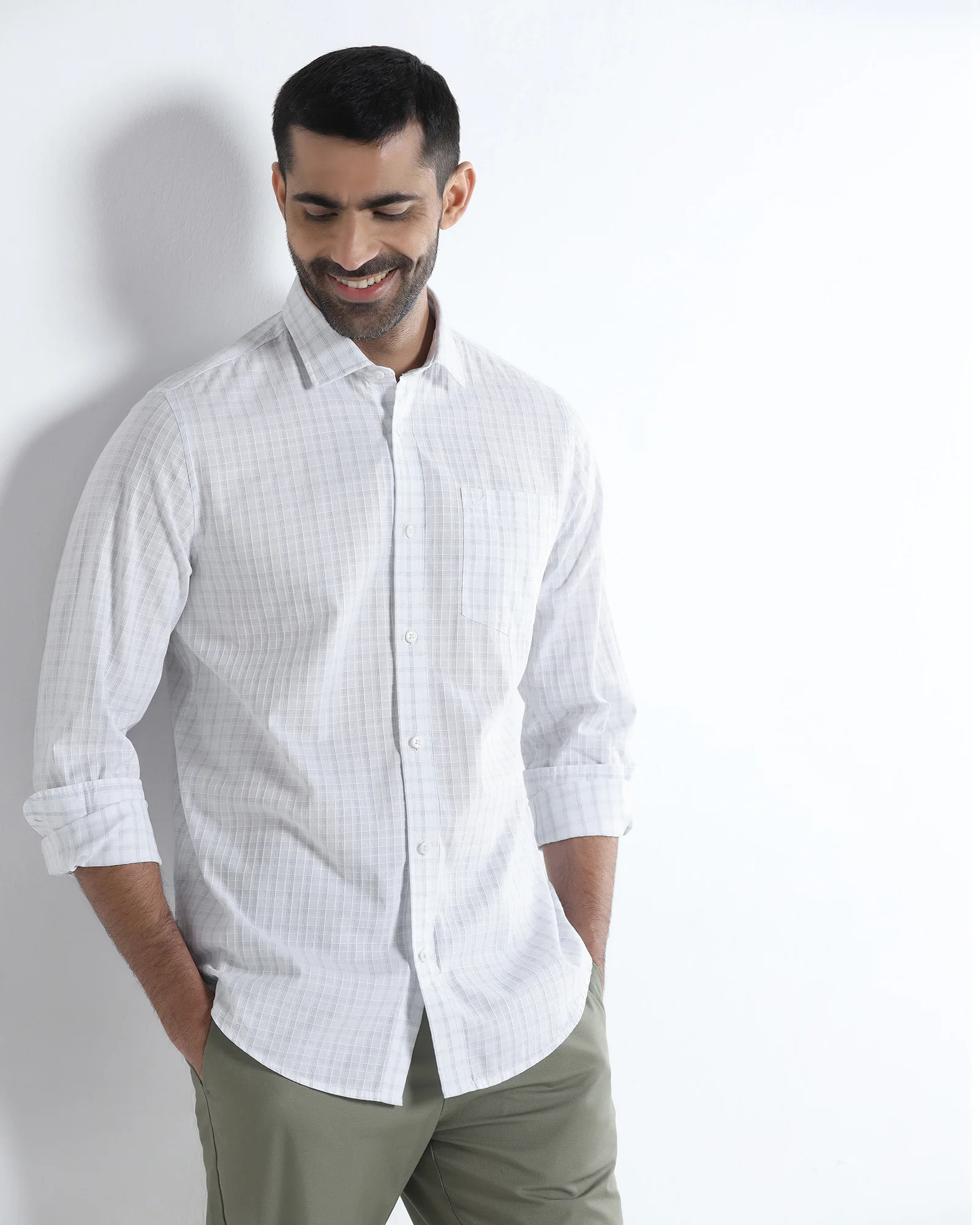 White Check Shirt - Remon - Image 7