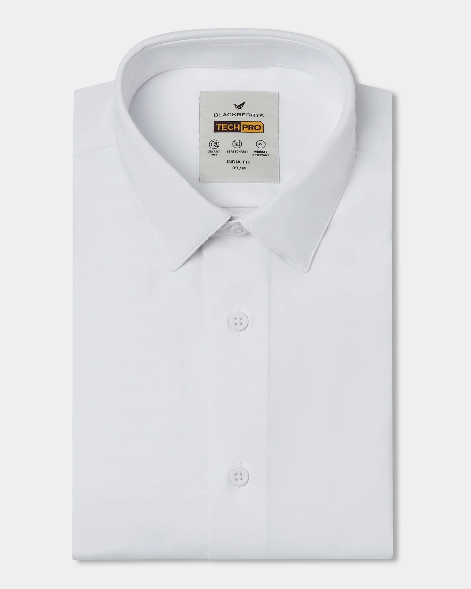 White TechPro Solid Shirt - Shephard - Image 5