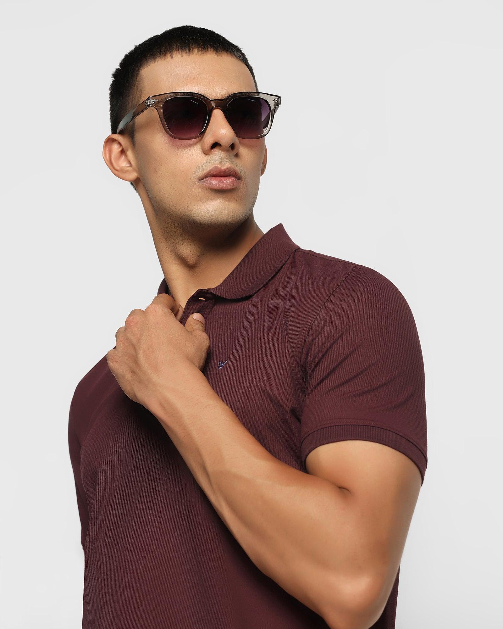 Wine Must Haves Solid Polo - Yukii - Image 4