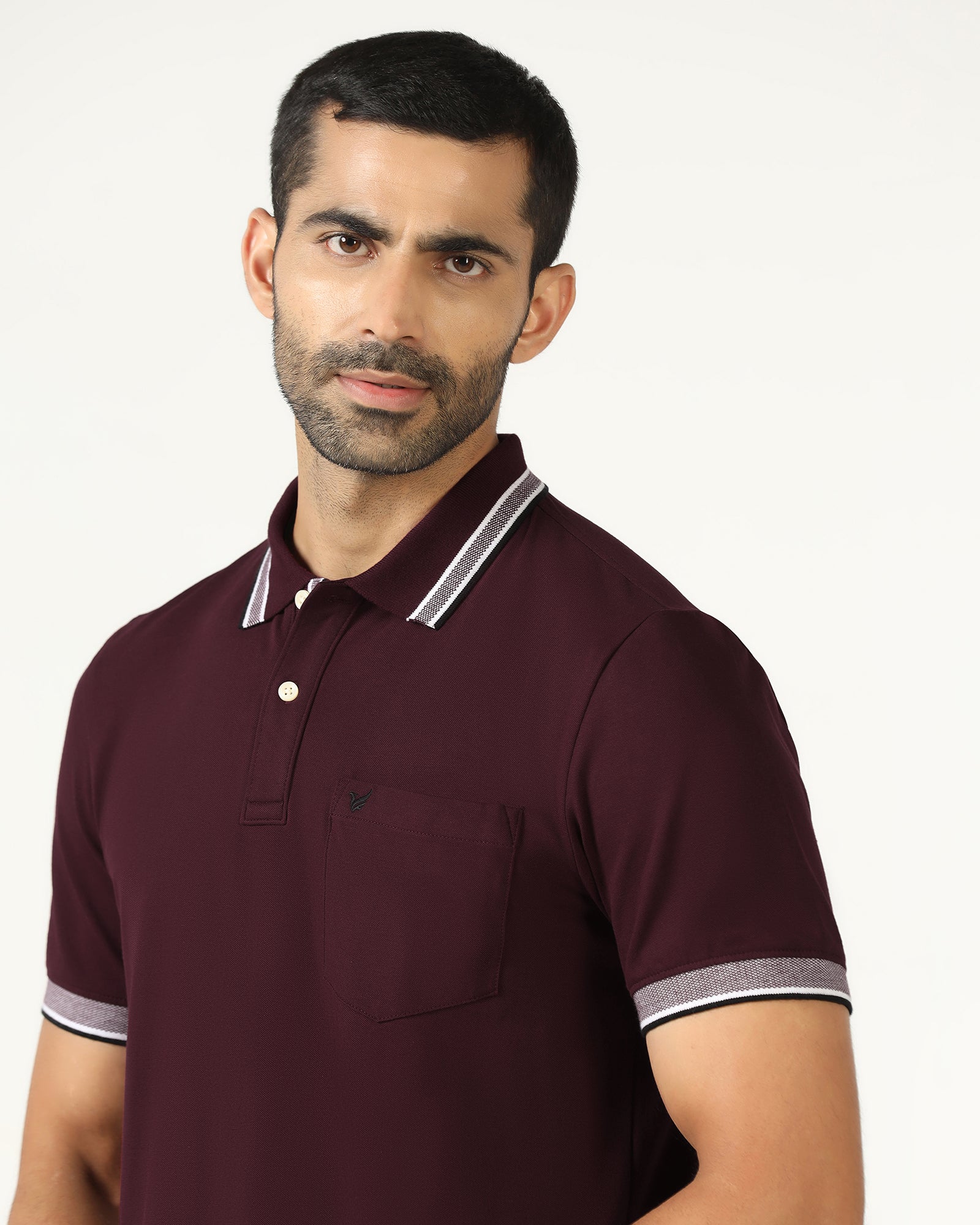 Wine Solid T-Shirt - Taurus - Image 4